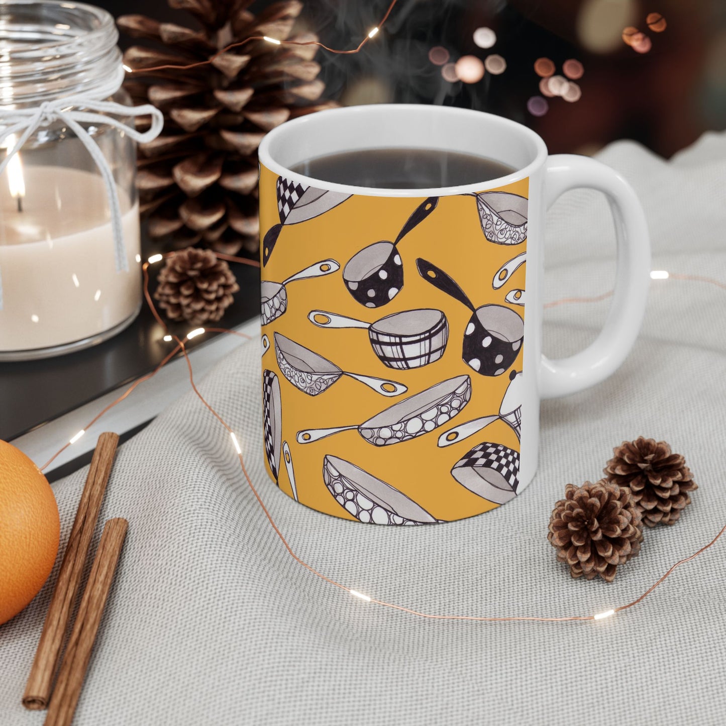 Pots & Pans Flyin' Yellow Cup