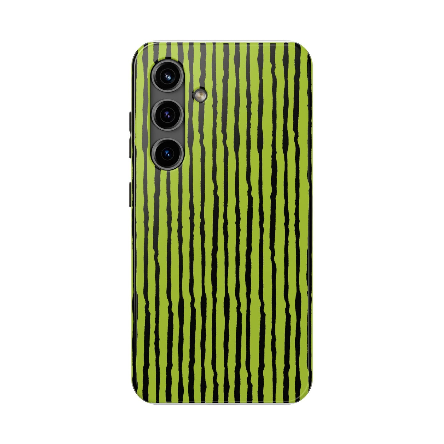 Sorta Stripe Green / Black Phone Case