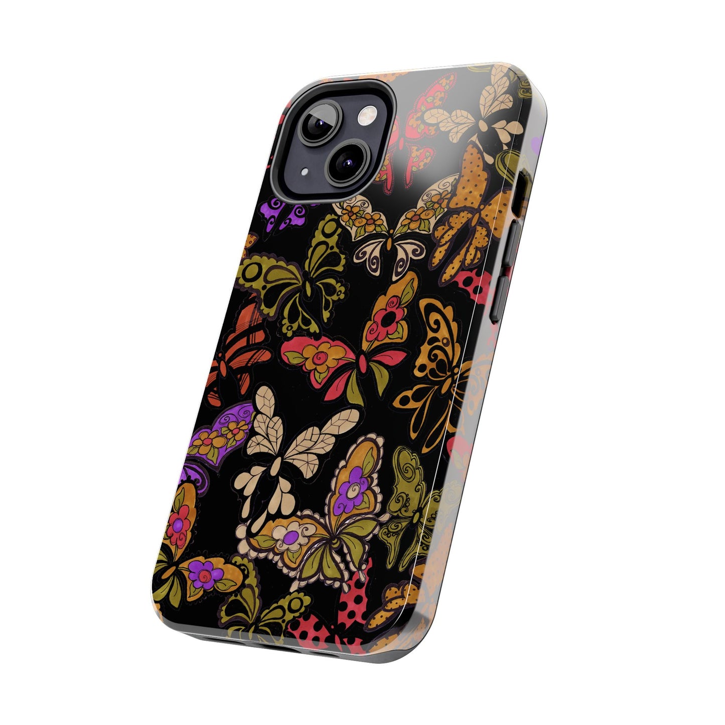 Flighty Black Phone Case