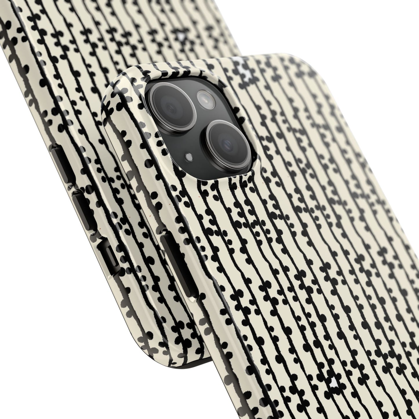 Loopy Stripe Bone Phone Case