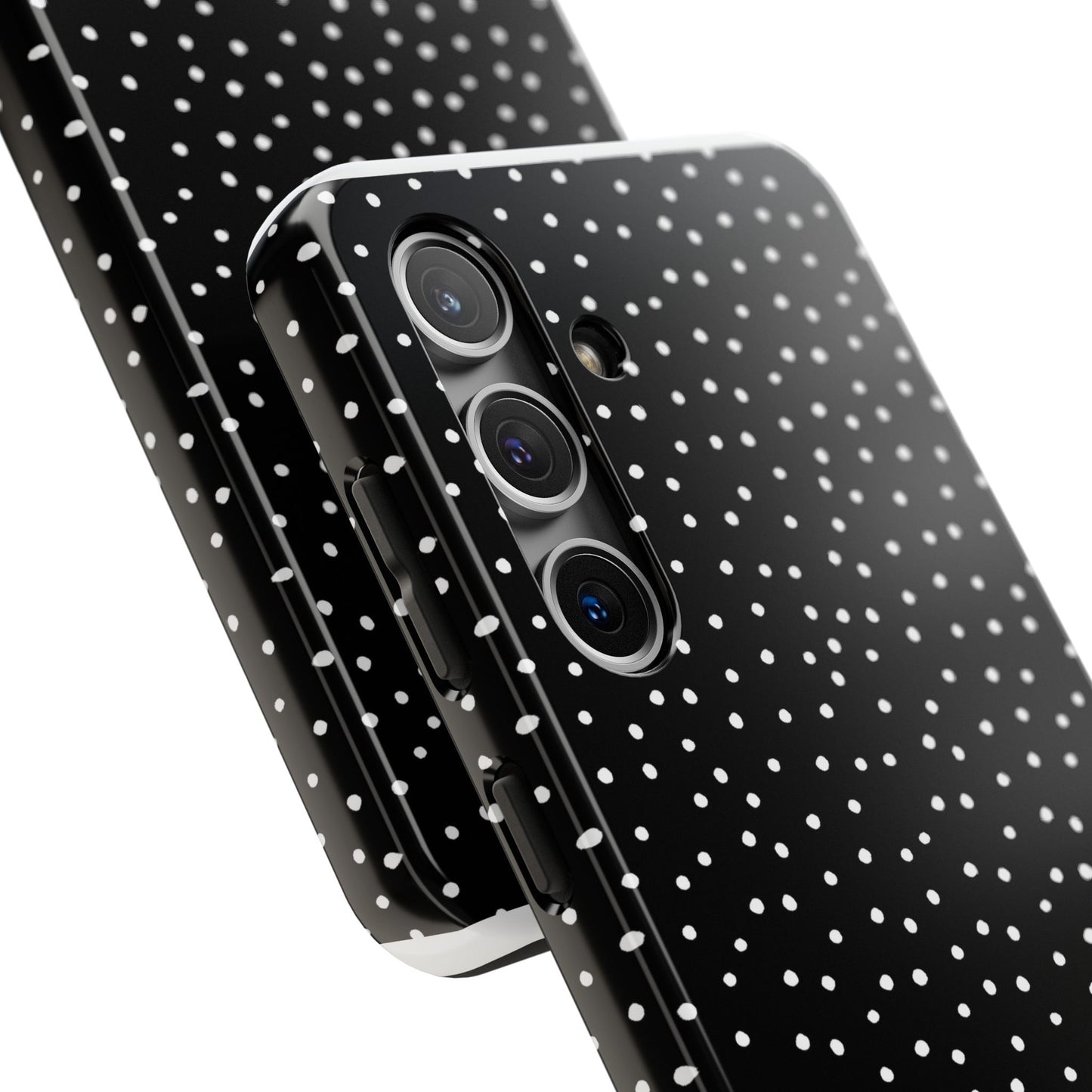 Dinky Dots Black / White Phone Case