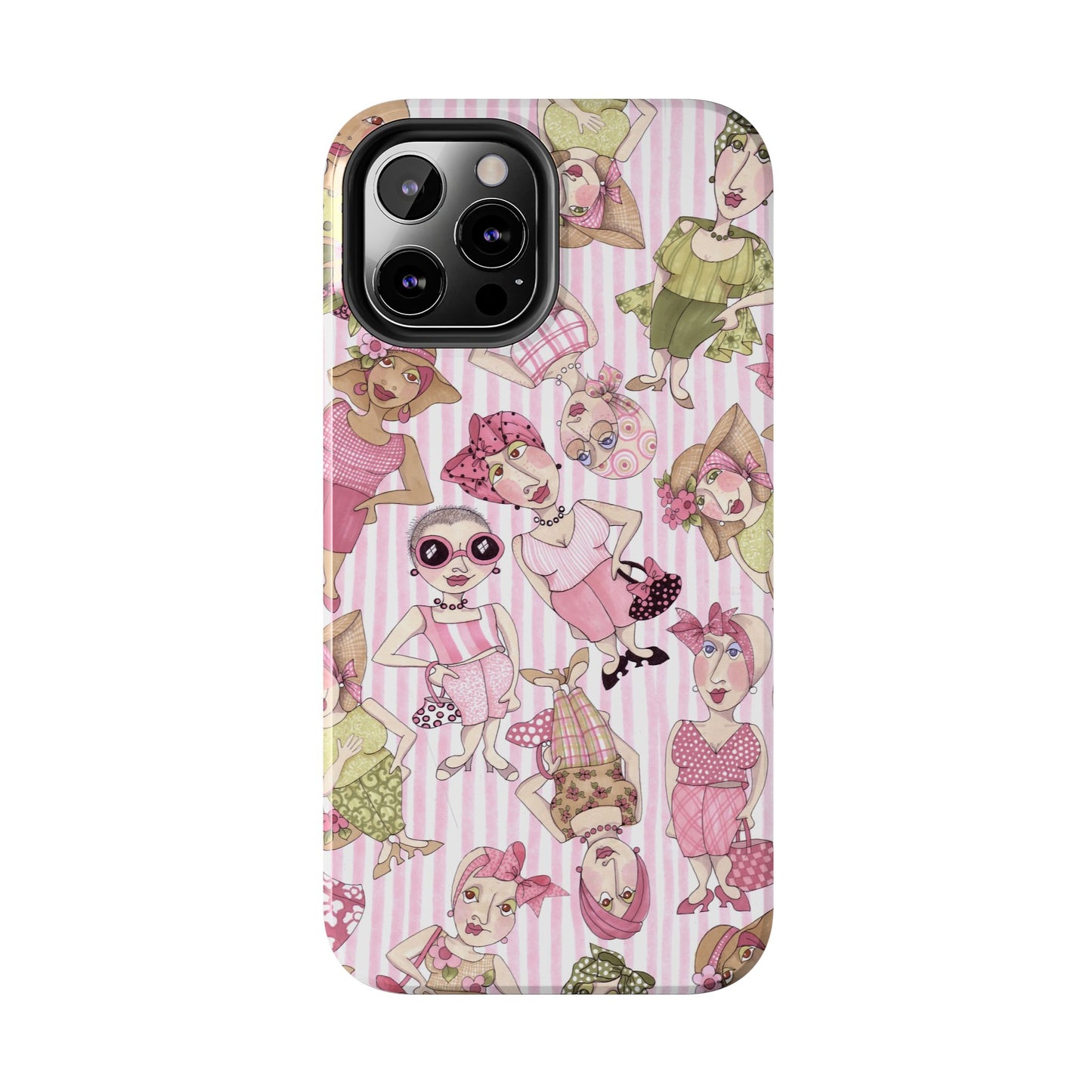 Tossed Ladies Pink Phone Case