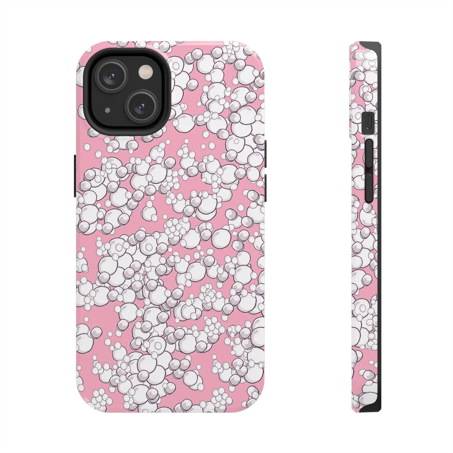 Bubble Dots Pink Phone Case