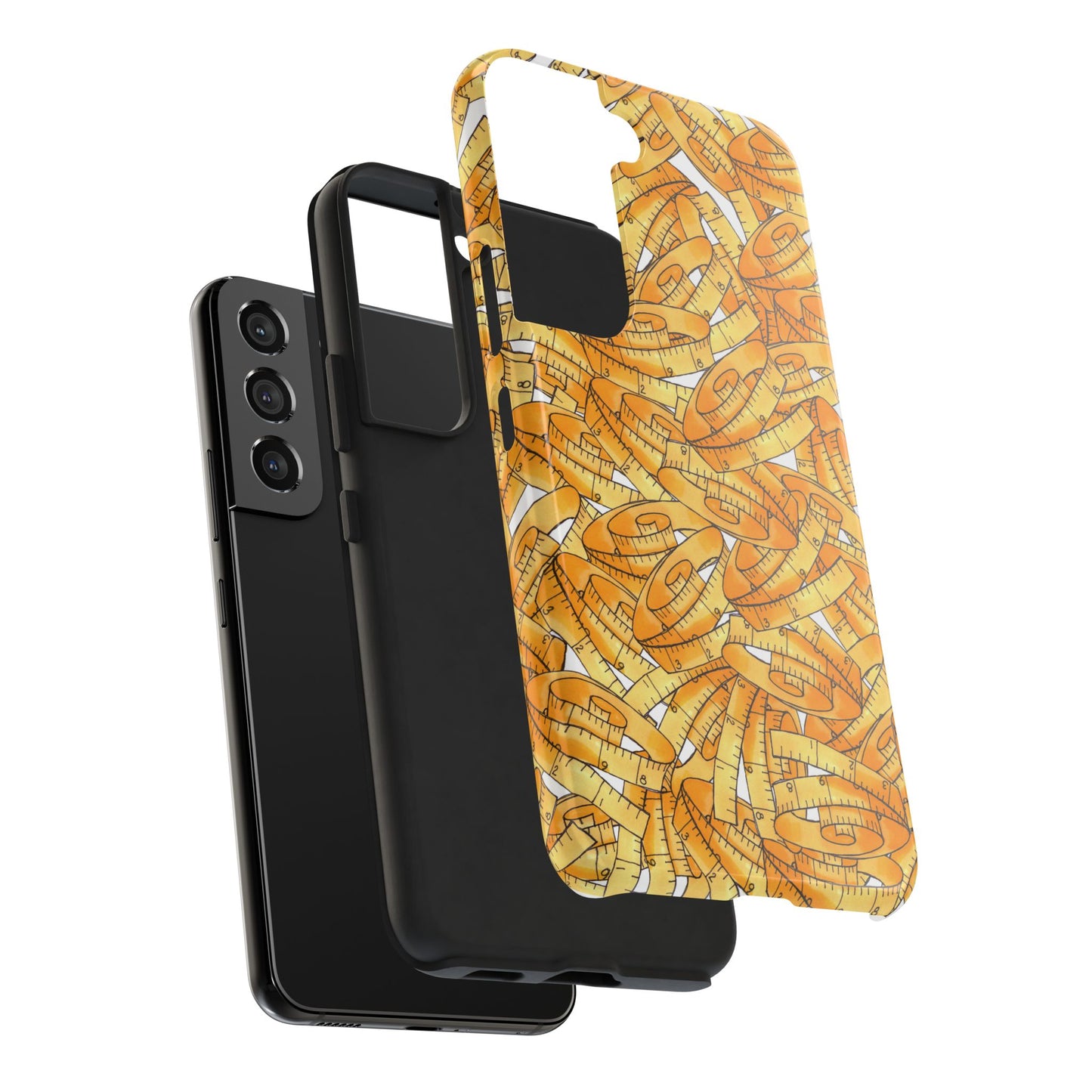 Tape Storm White / Yellow Phone Case
