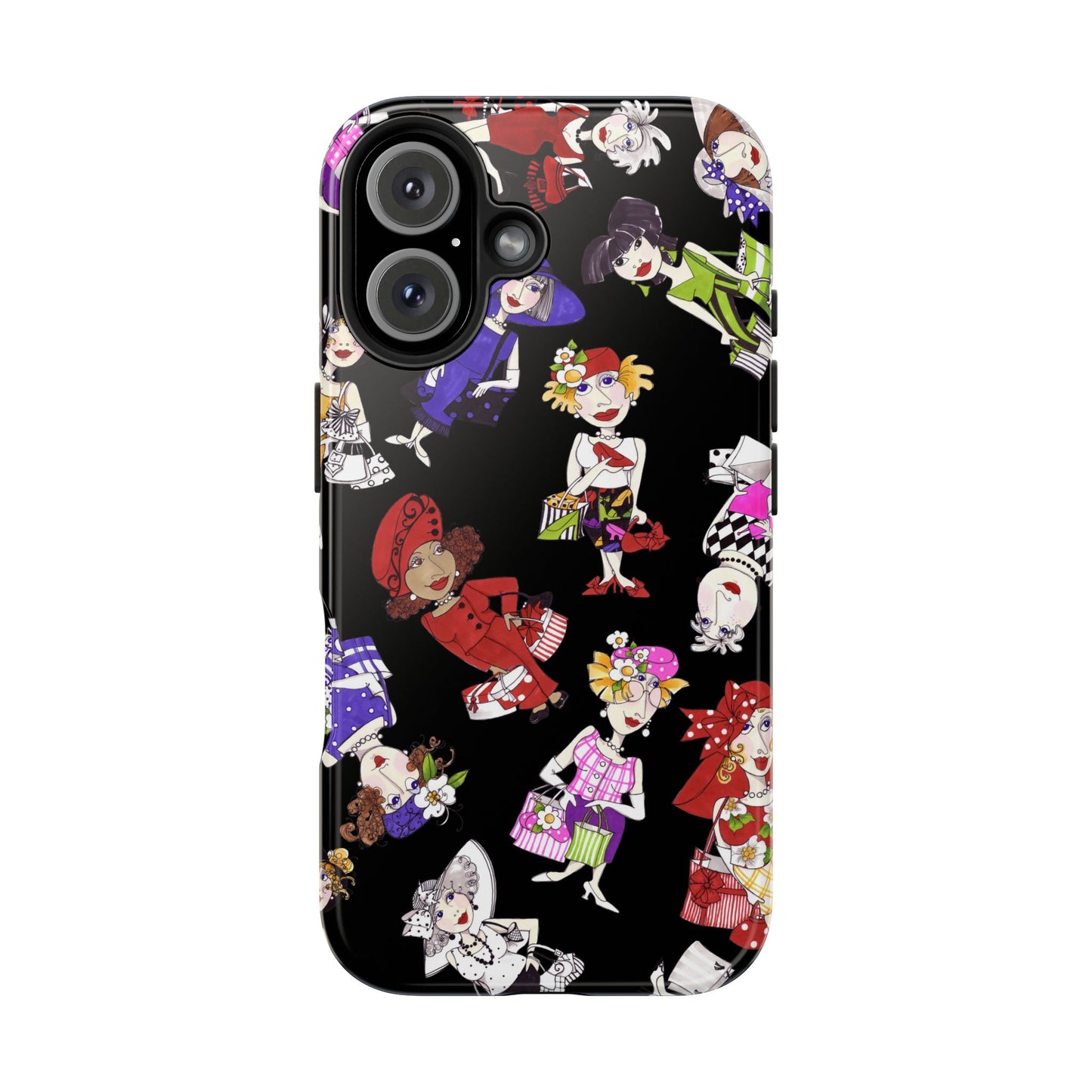 Gone Shopping Tossed Black Phone Case