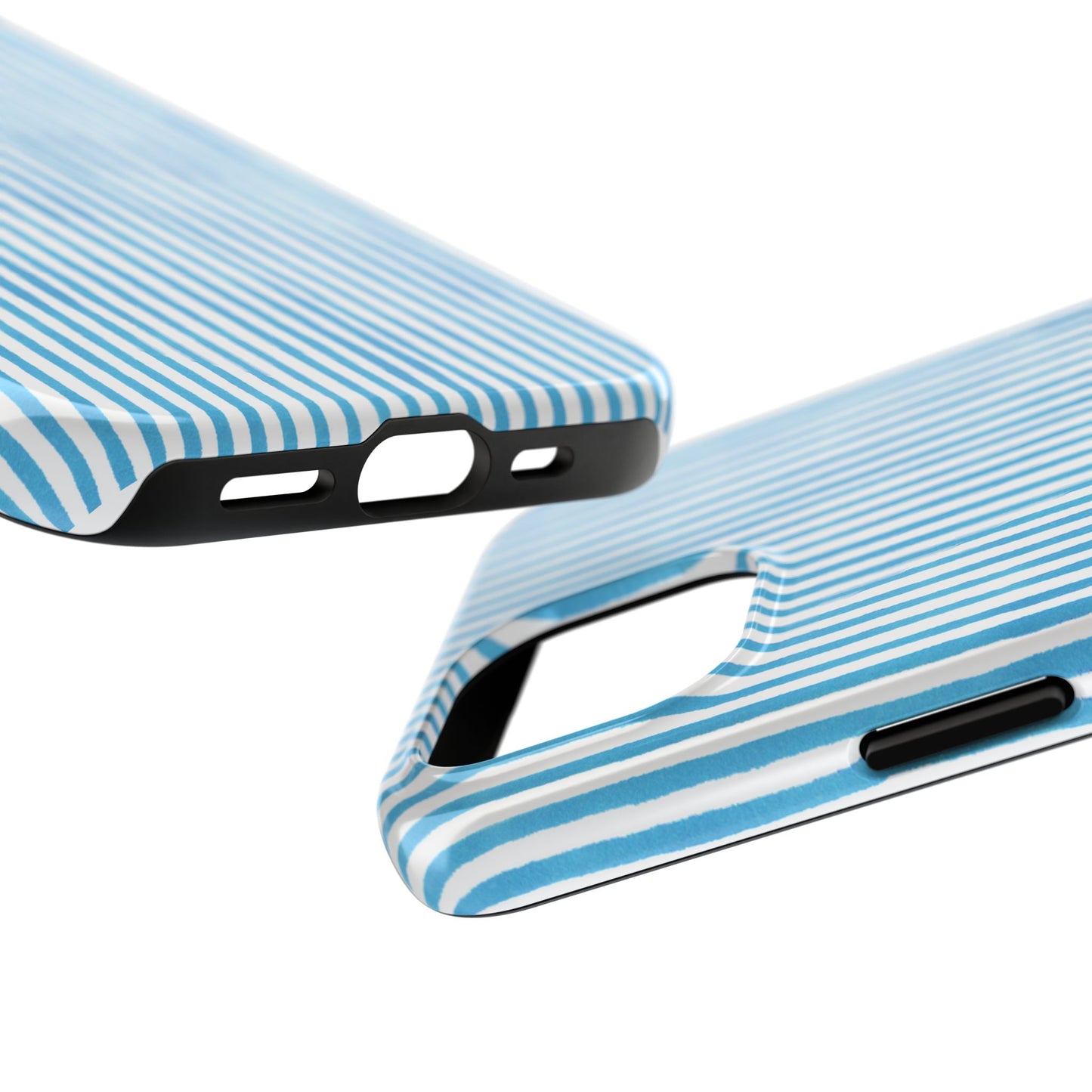 Lazy Stripe Turquoise Phone Case
