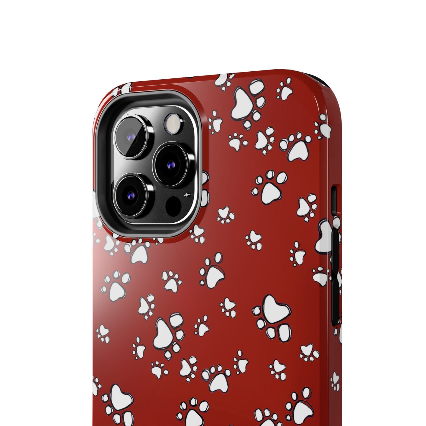 Paw Flakes Red Phone Case