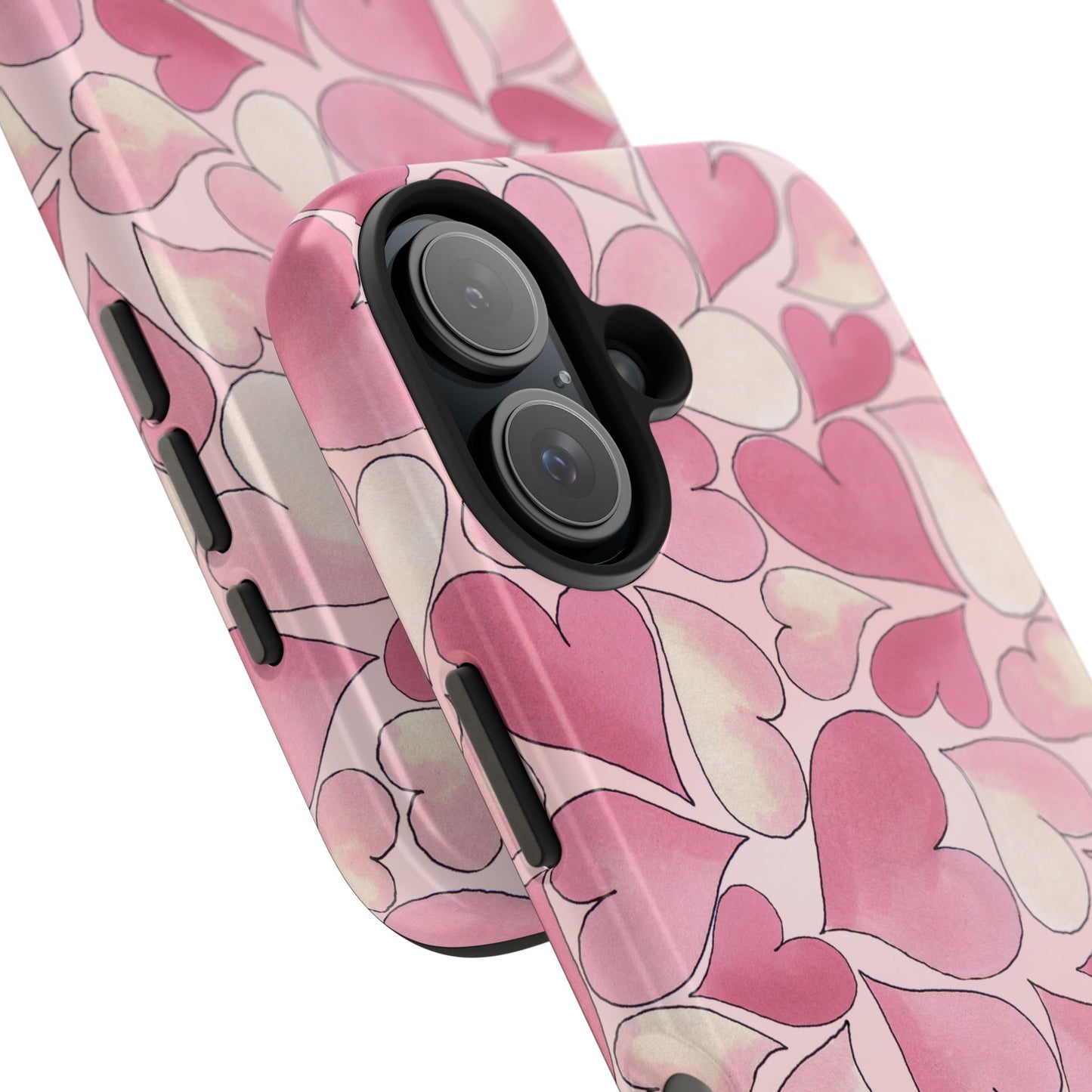 Hearts Pink Sky Phone Case