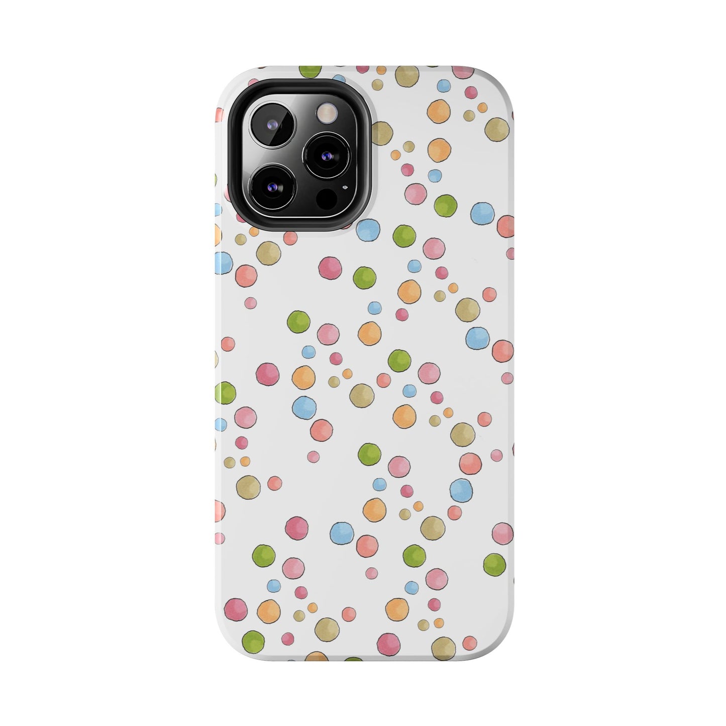 Clown Dots White Phone Case