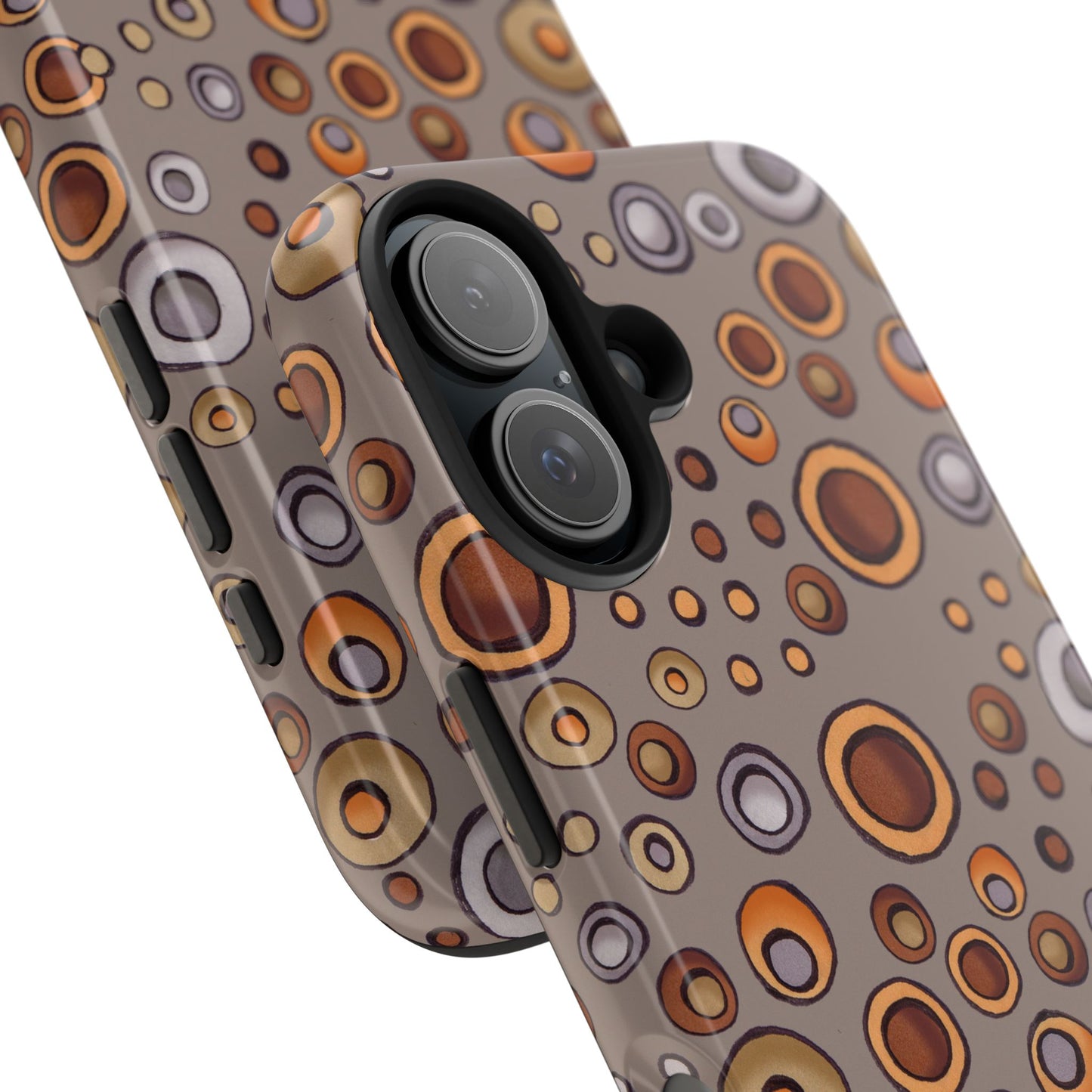 Doggy Dots Gray Phone Case