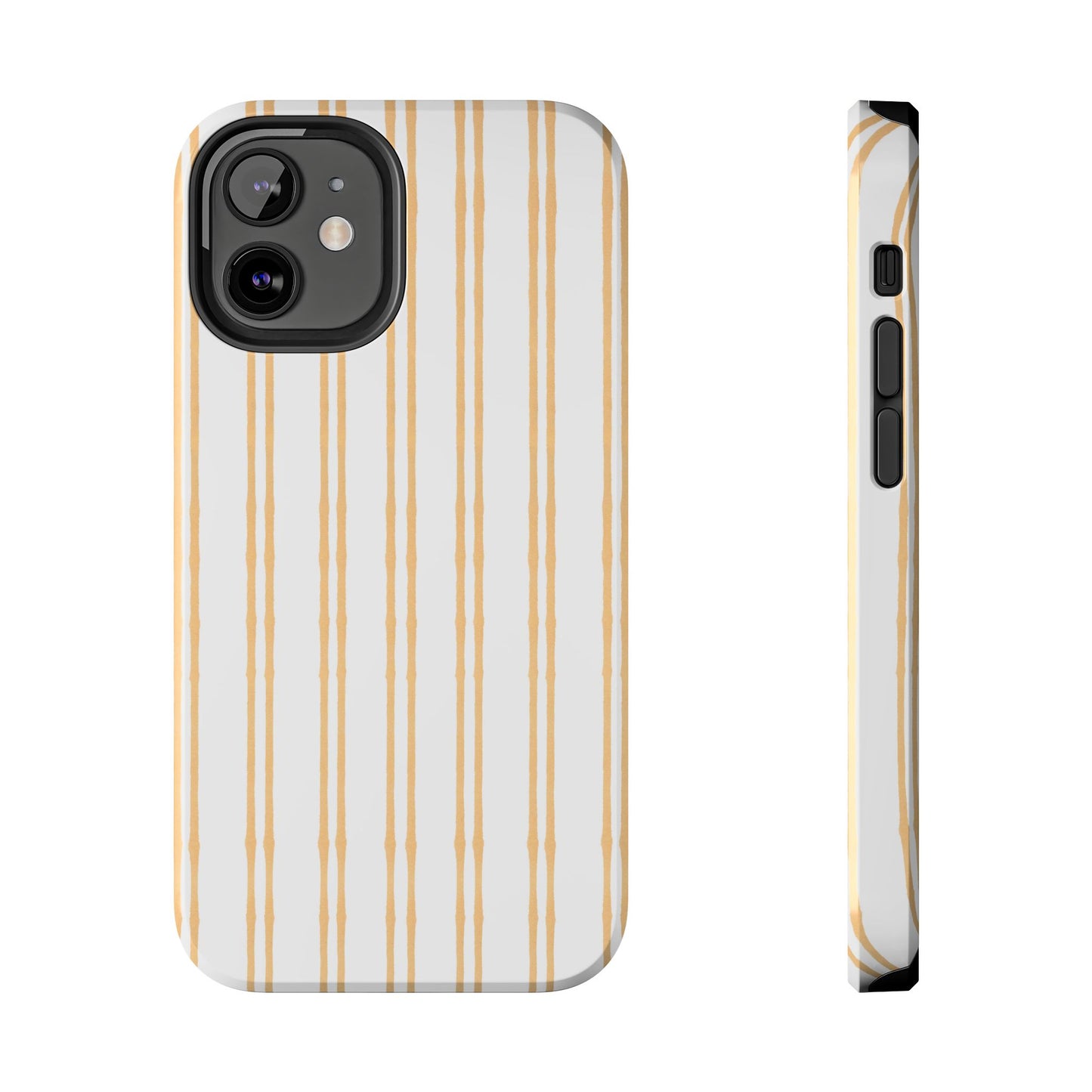 Double Stripe Yellow Phone Case