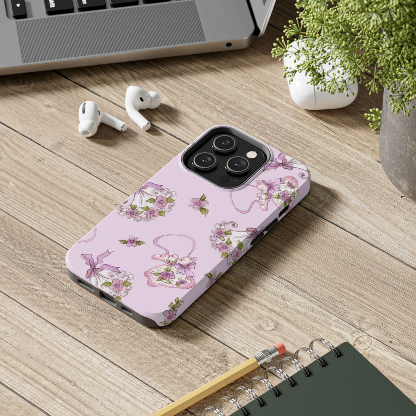 Flower Model Hand Bag Phone Case