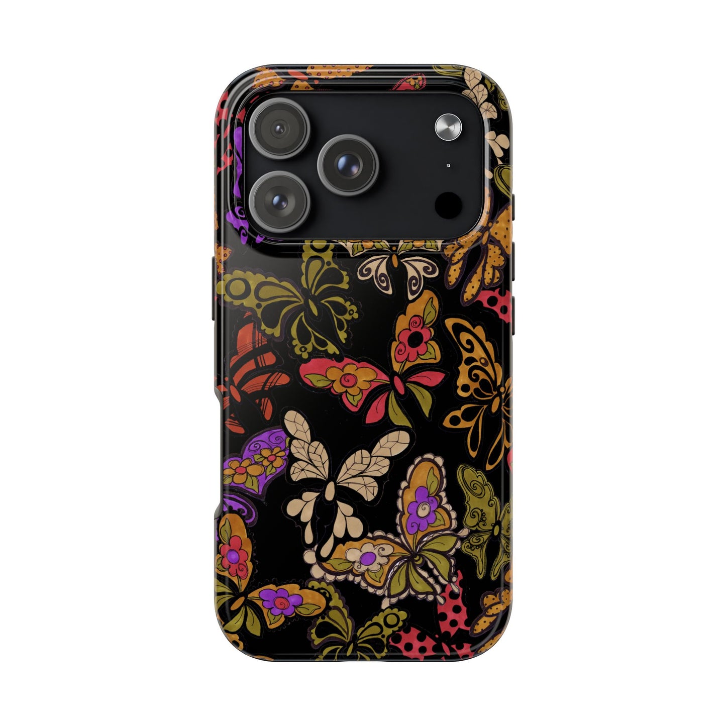 Flighty Black Phone Case