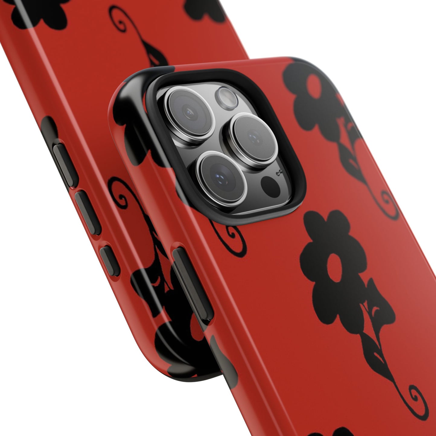 Daring Daisy Red Phone Case
