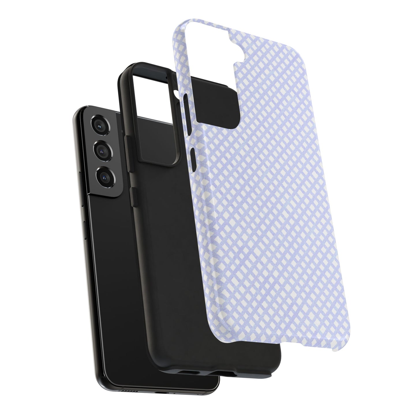 Bias Check Light Blue Phone Case
