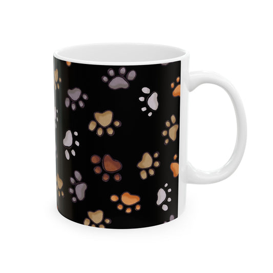 Puppy Paws Black Cup