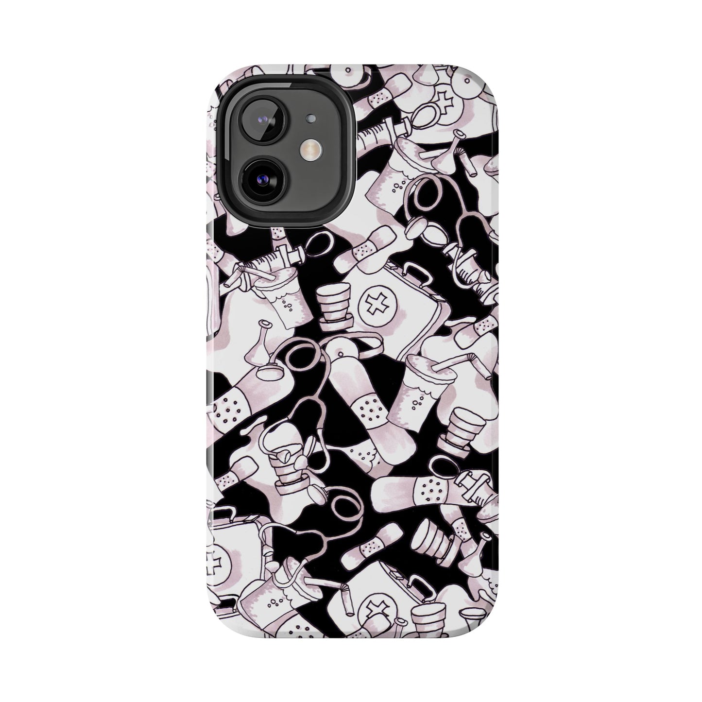 Med Stuff Black Phone Case
