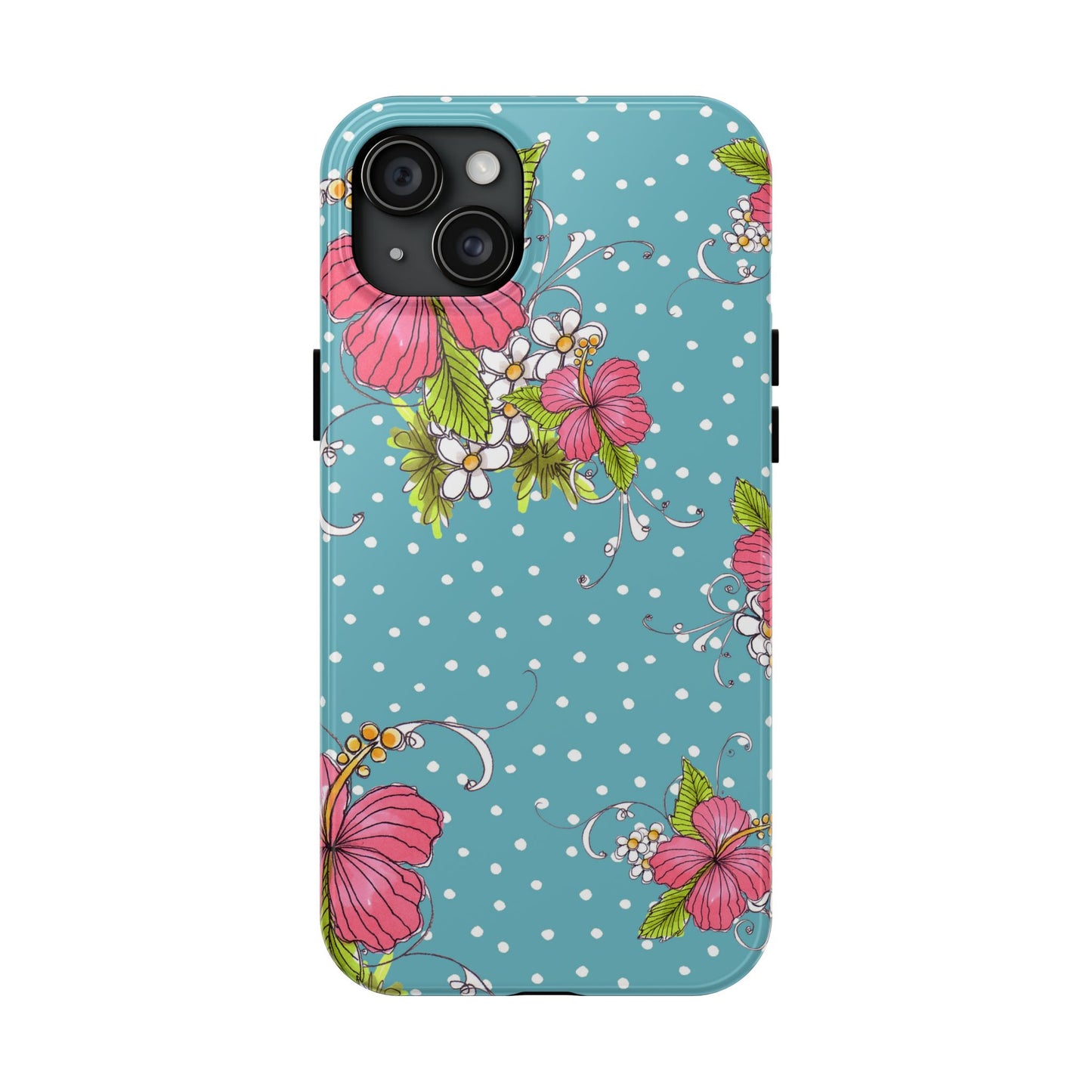 Lady Luau Turquoise Phone Case