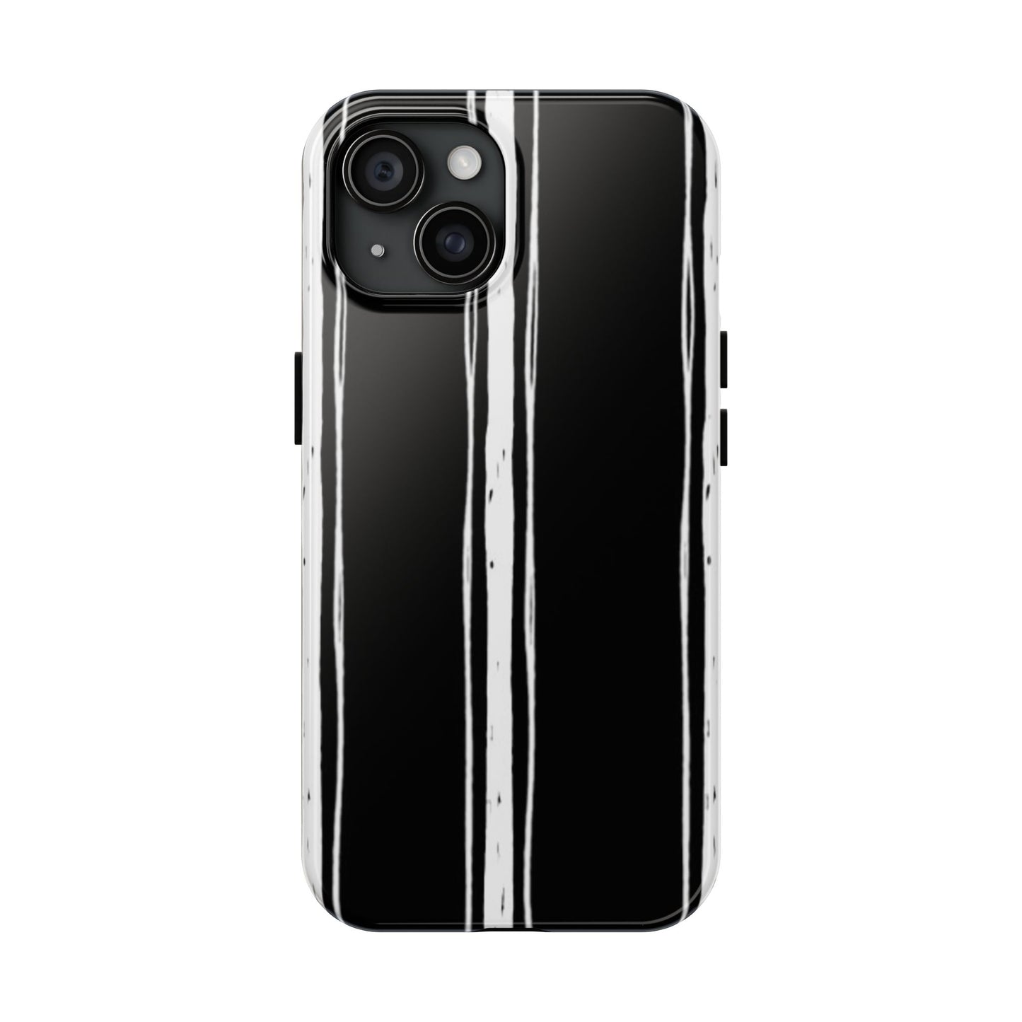 Black / White Stripe Phone Case