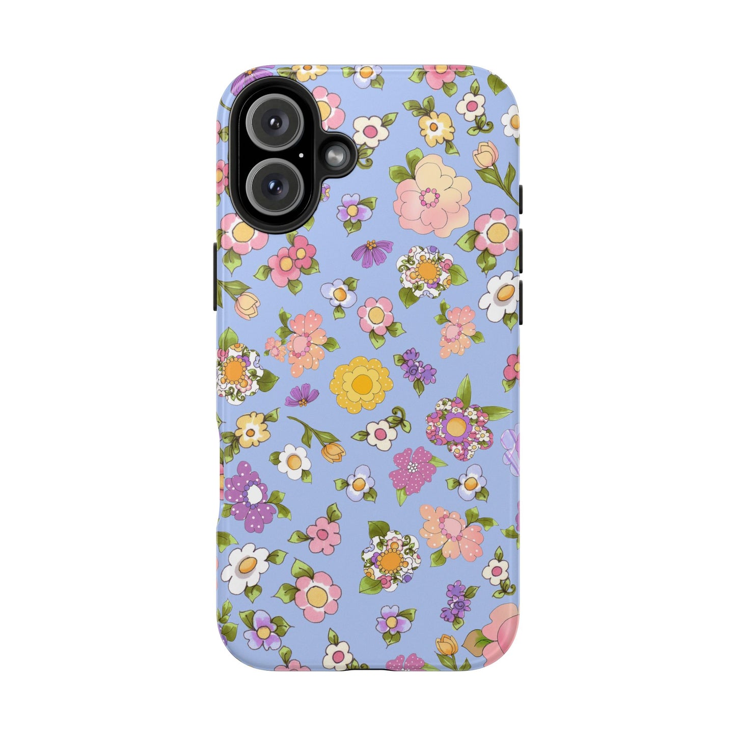 Flowery Blue Phone Case