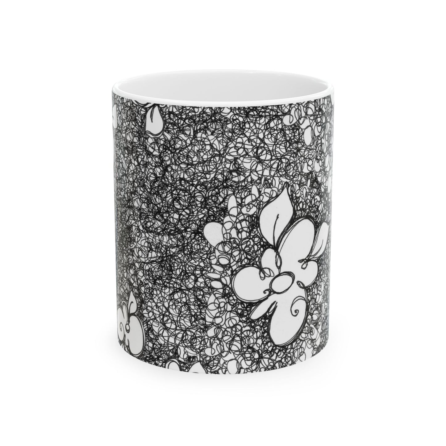 Flower Scribbles Cup