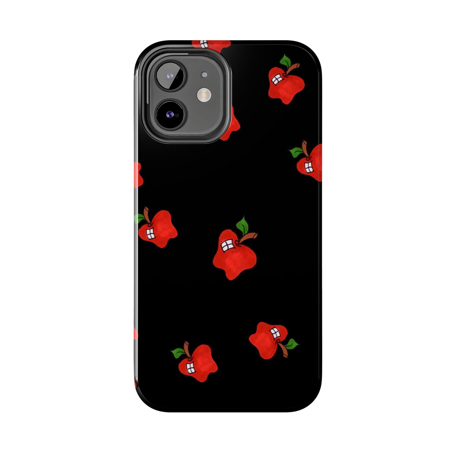 Flying Apples Black Phone Case