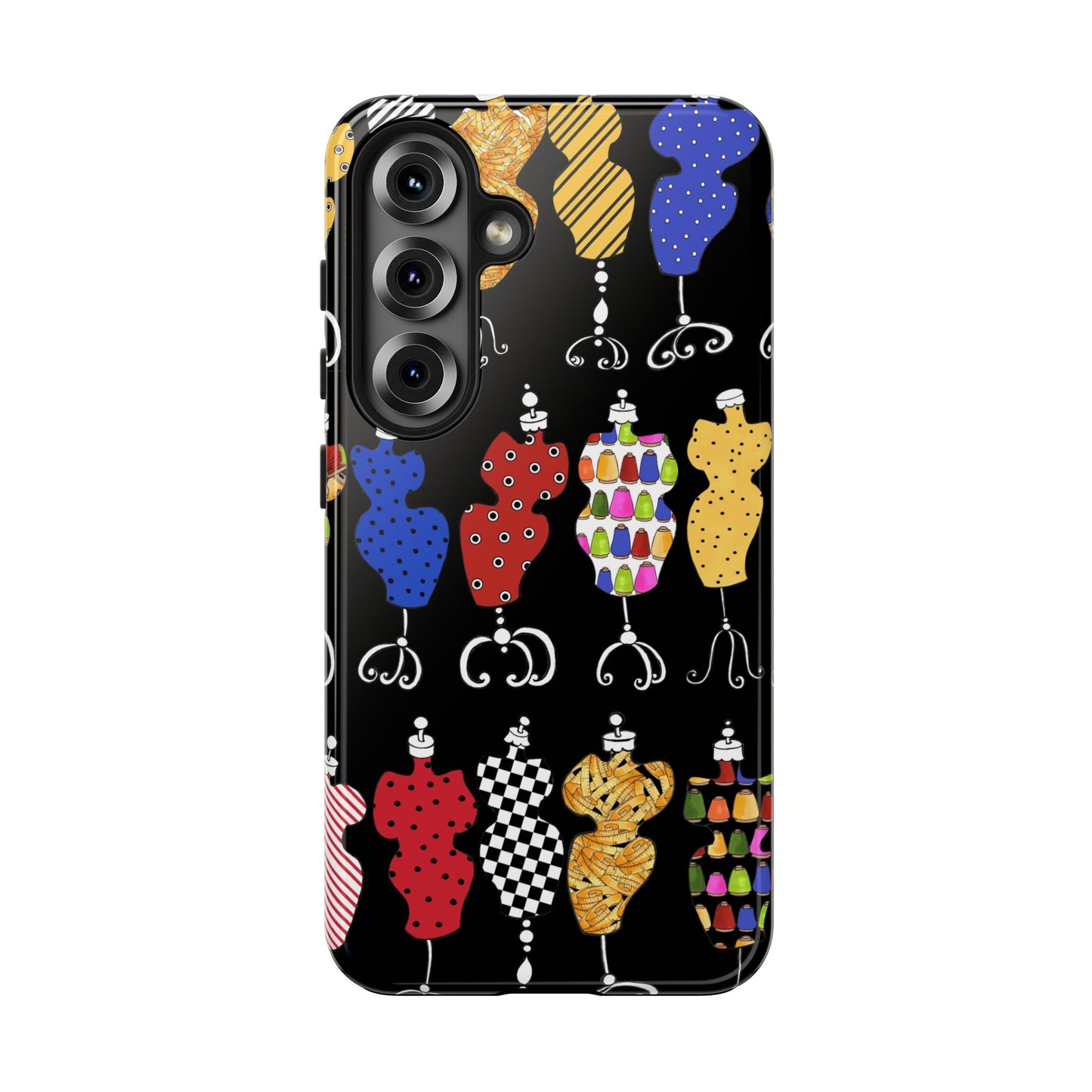 Go Figure Black / Multi Phone Case