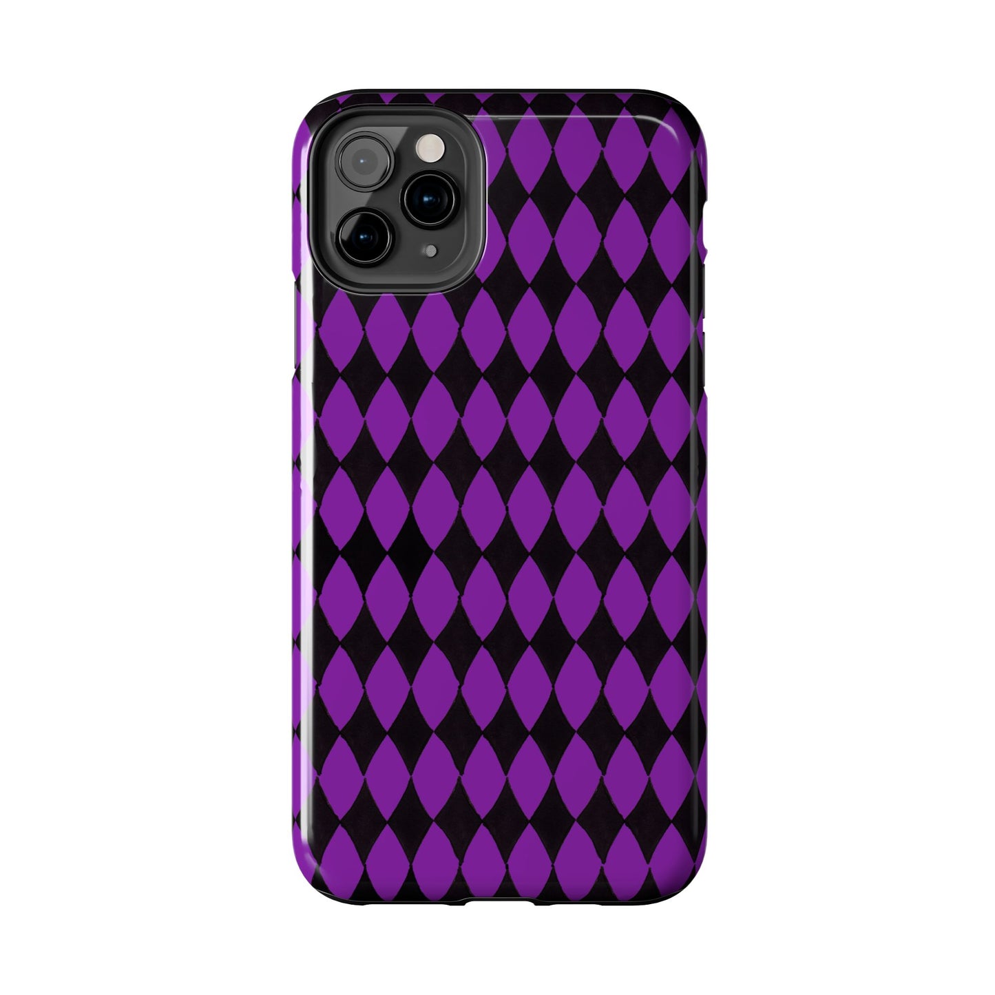 Diamond Purple / Black Phone Case