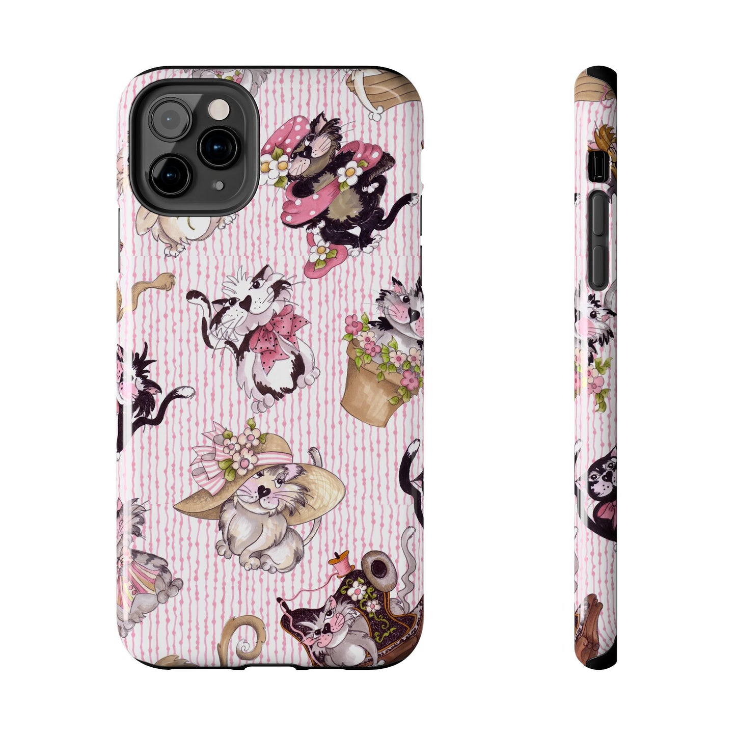 Fancy Cats Pink Phone Case