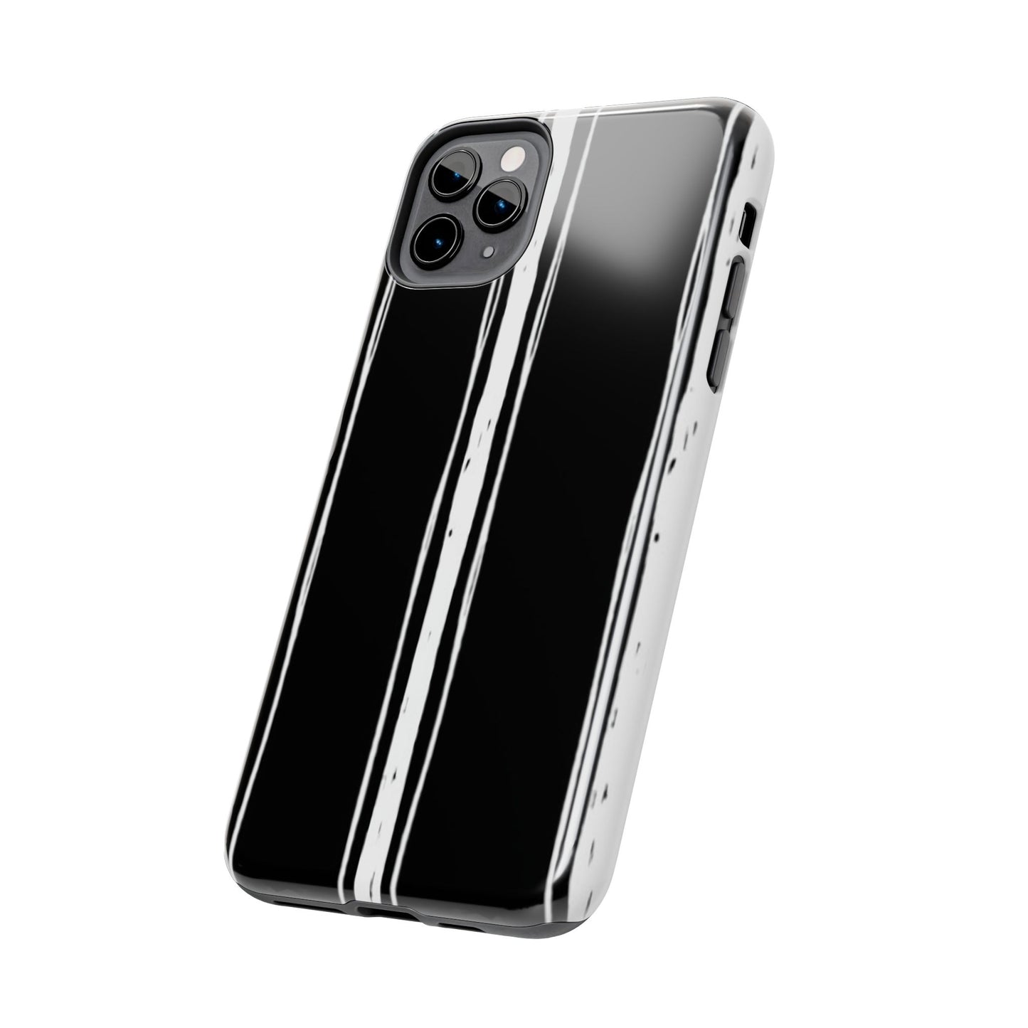Black / White Stripe Phone Case