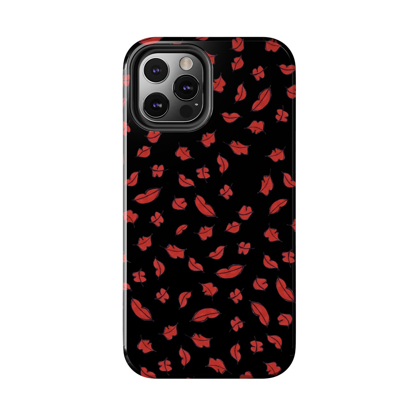 Autumn Lips Black Phone Case