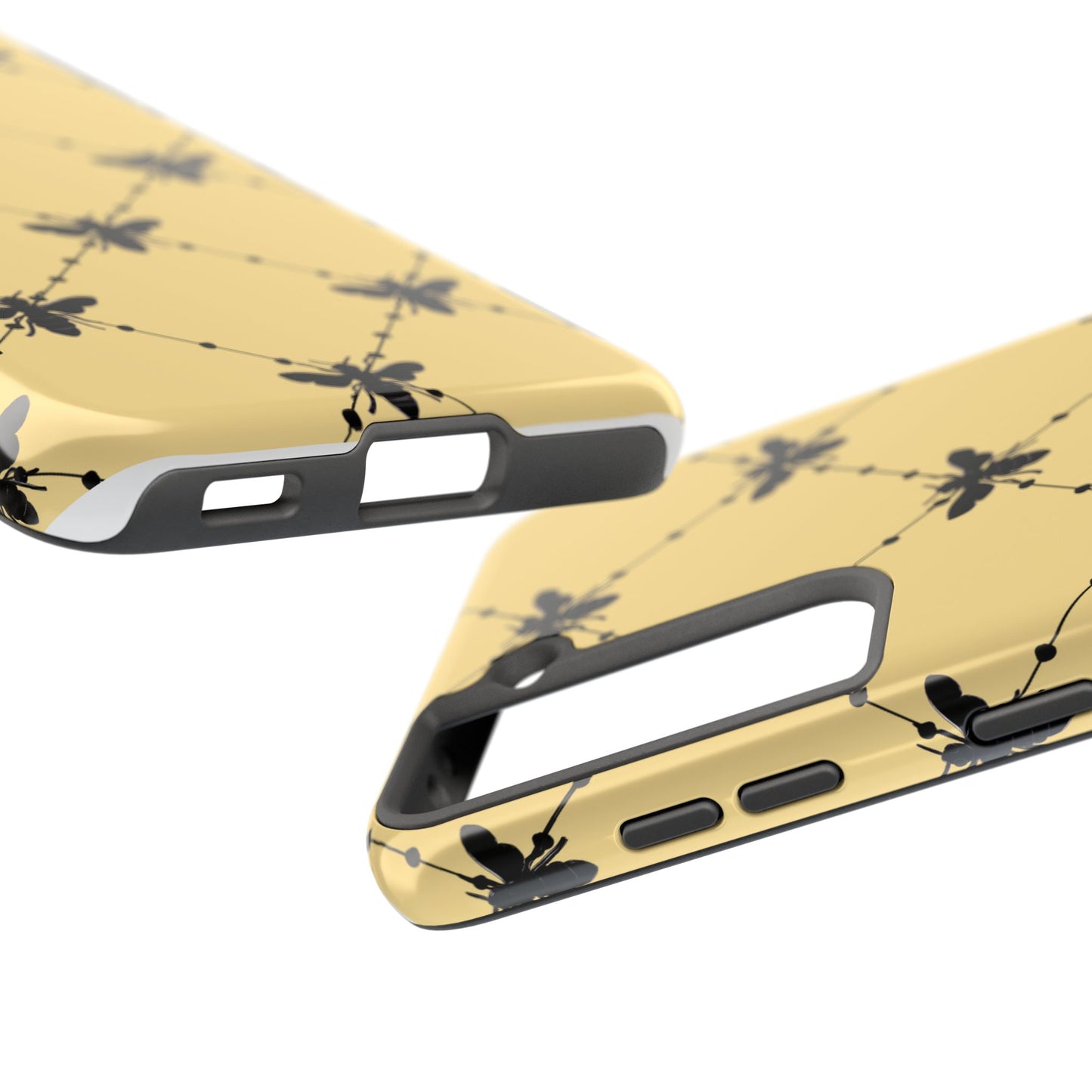 Beaded Bees Yellow Phone Case