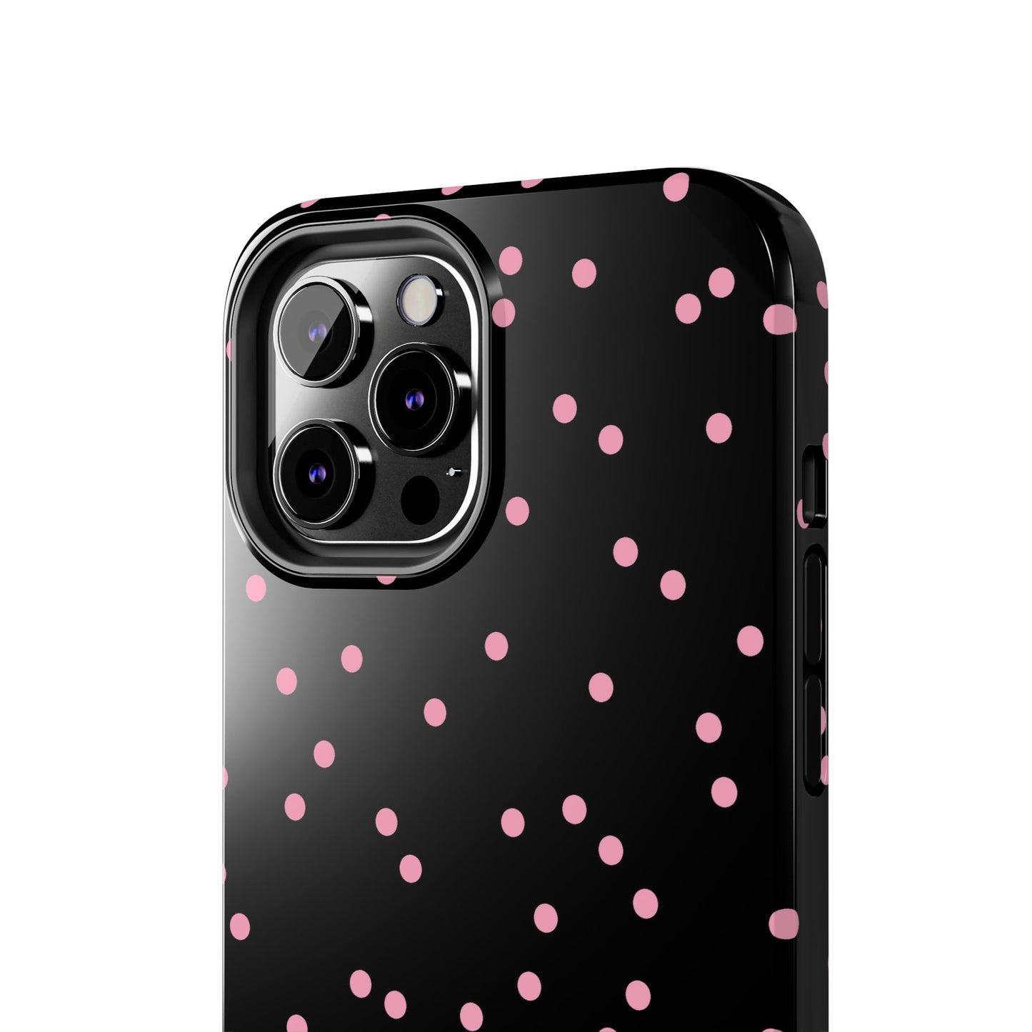 Space Dots Black / Pink Phone Case