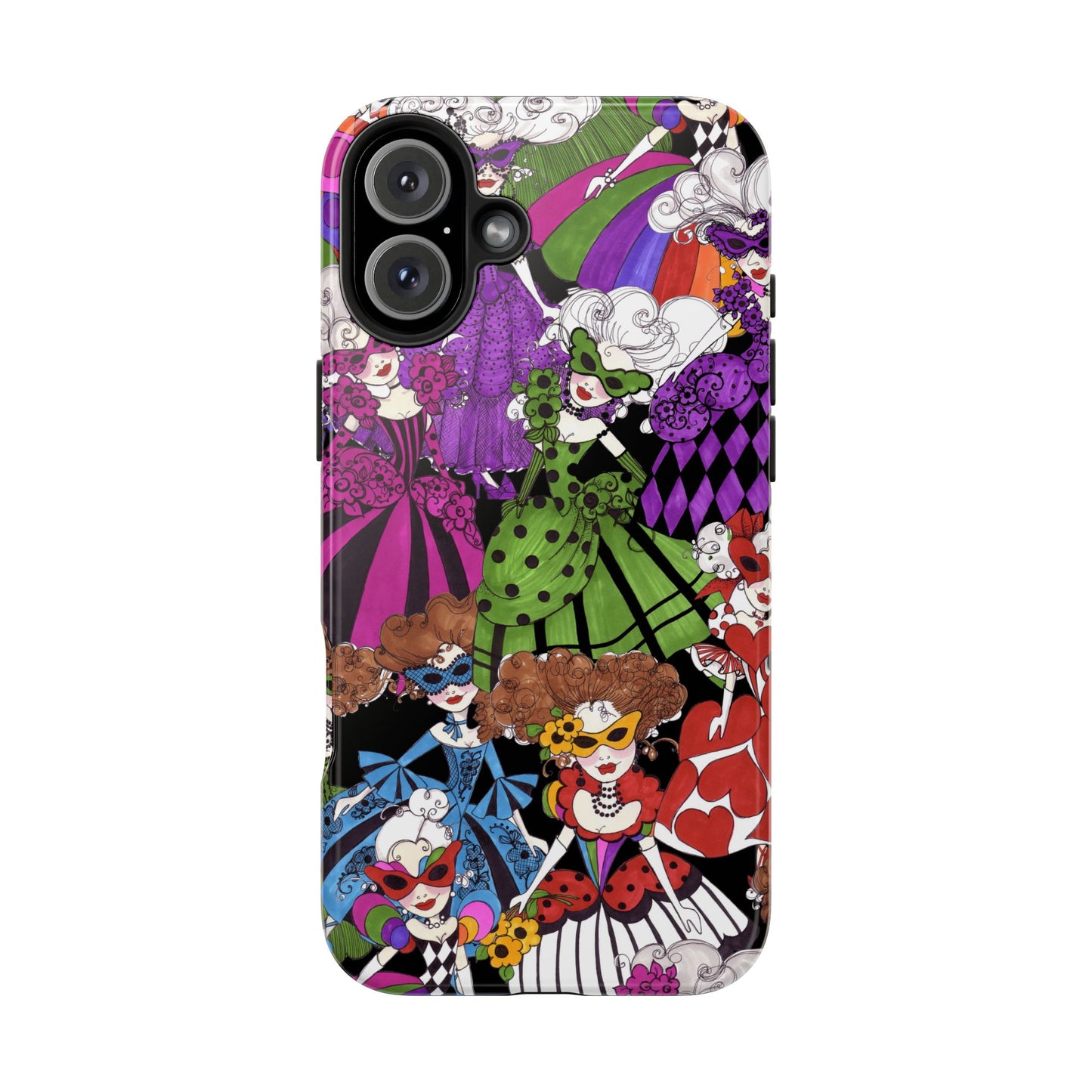 Crowded Dance Floor Black Phone Case