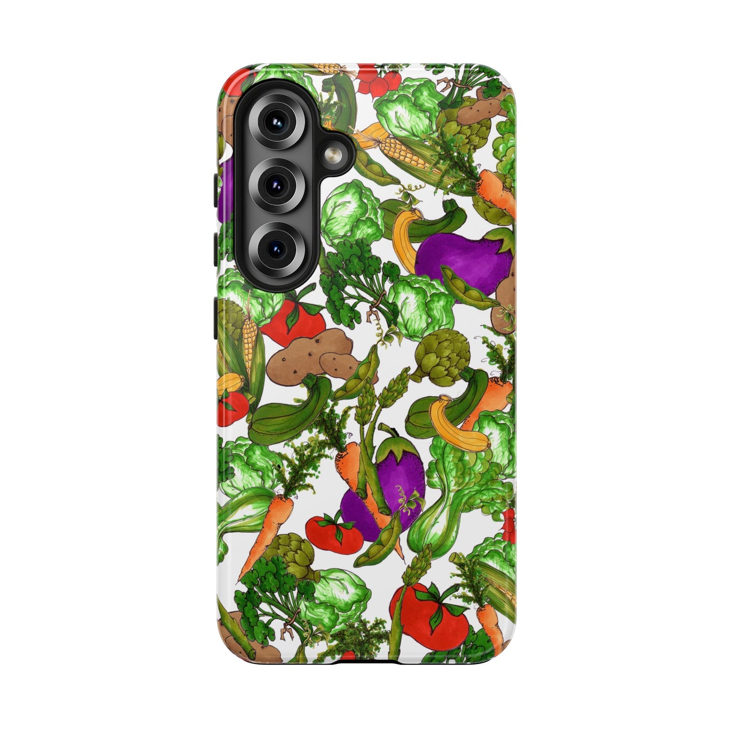 Veggie Jungle White Phone Case