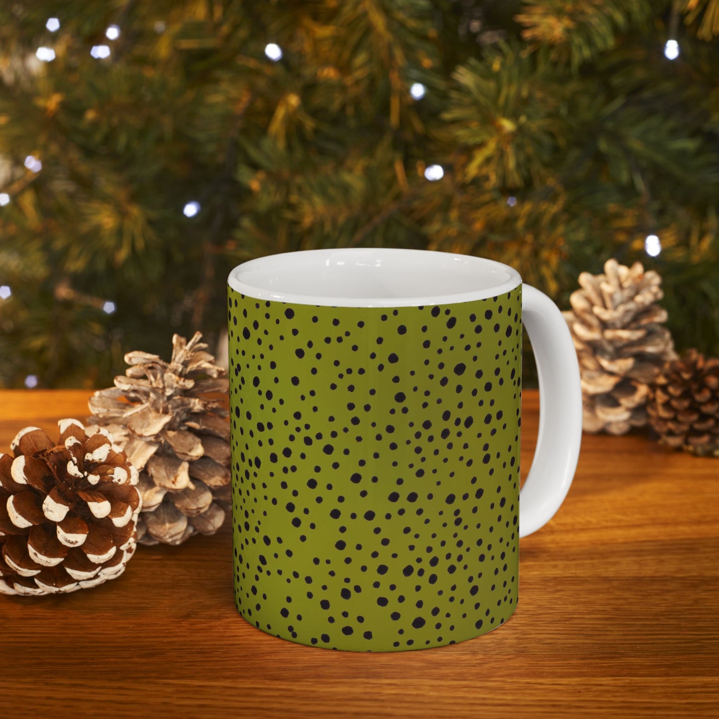 Pepper Dots Green Cup