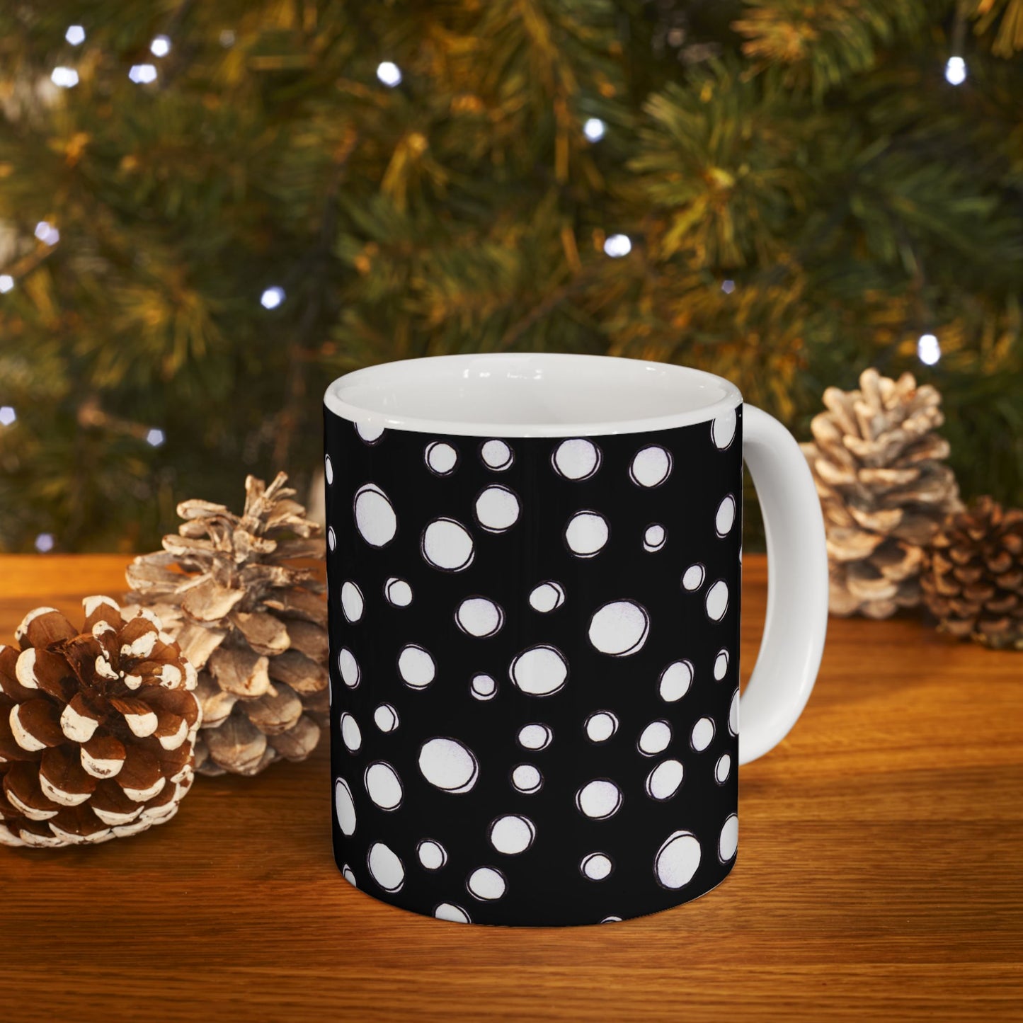 Pot Dots Black Cup