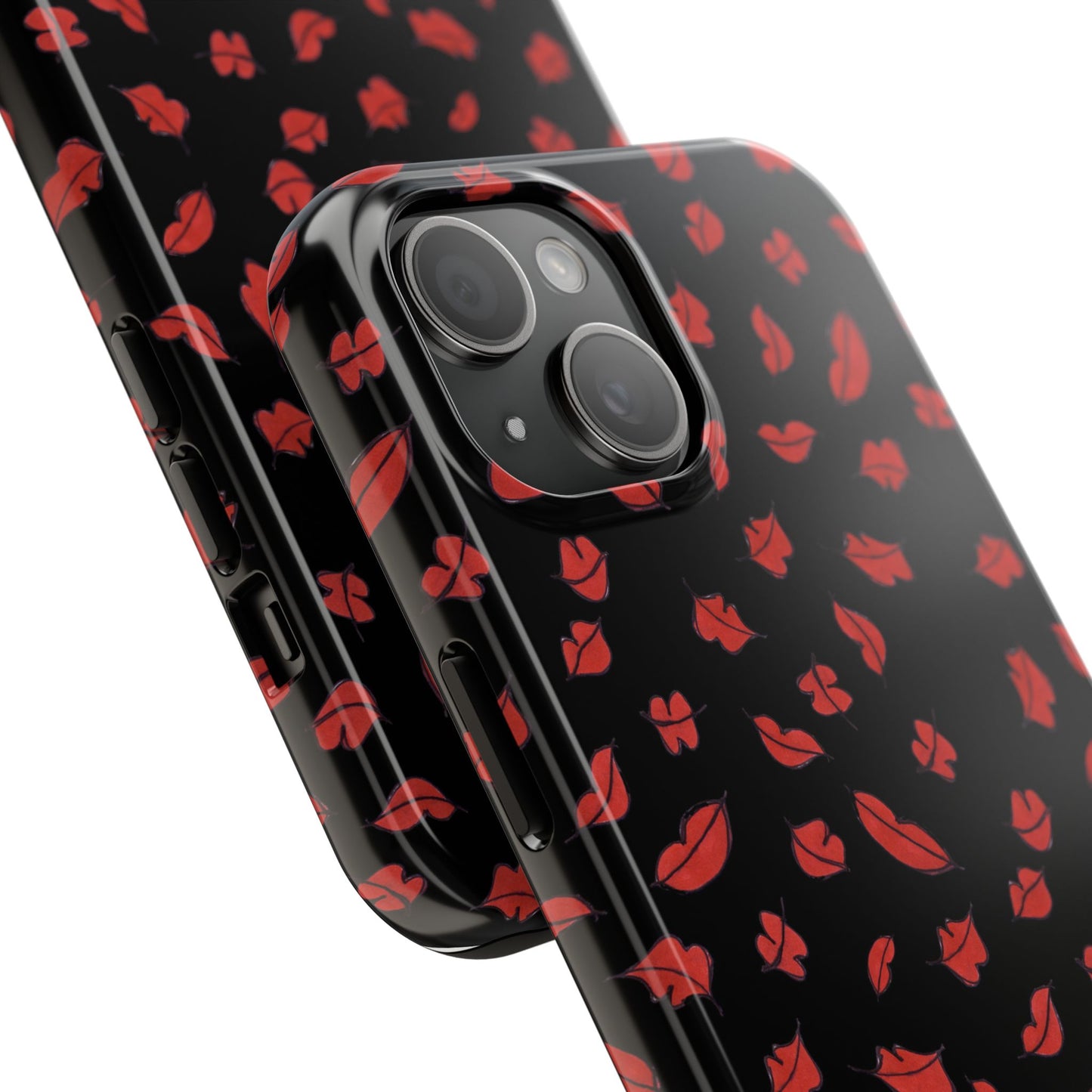 Autumn Lips Black Phone Case