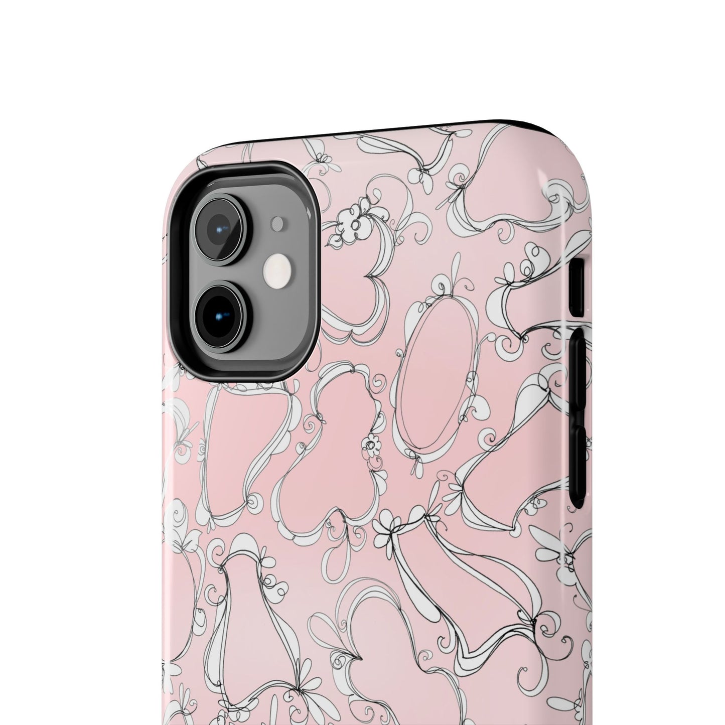 Fancy Frames Pink / White Phone Case