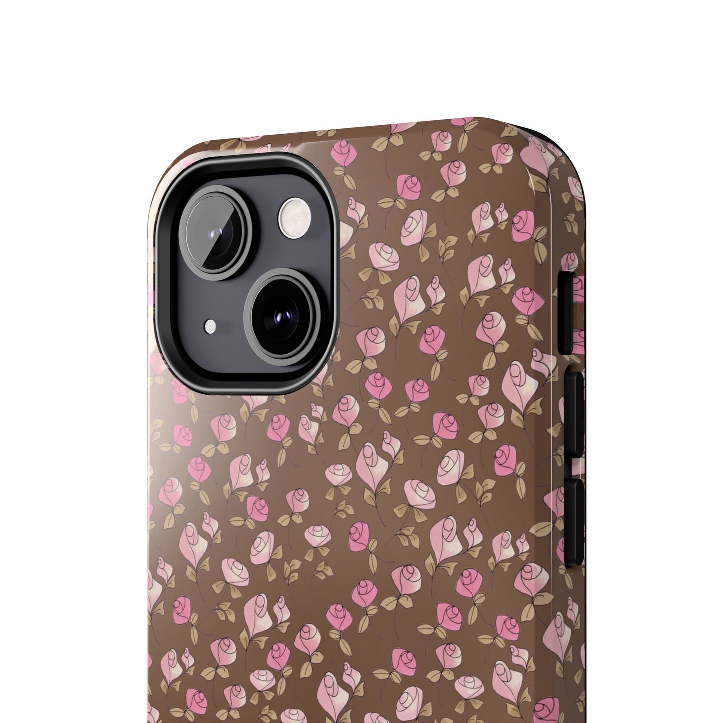 Little Bitty Roses Chocolate Phone Case
