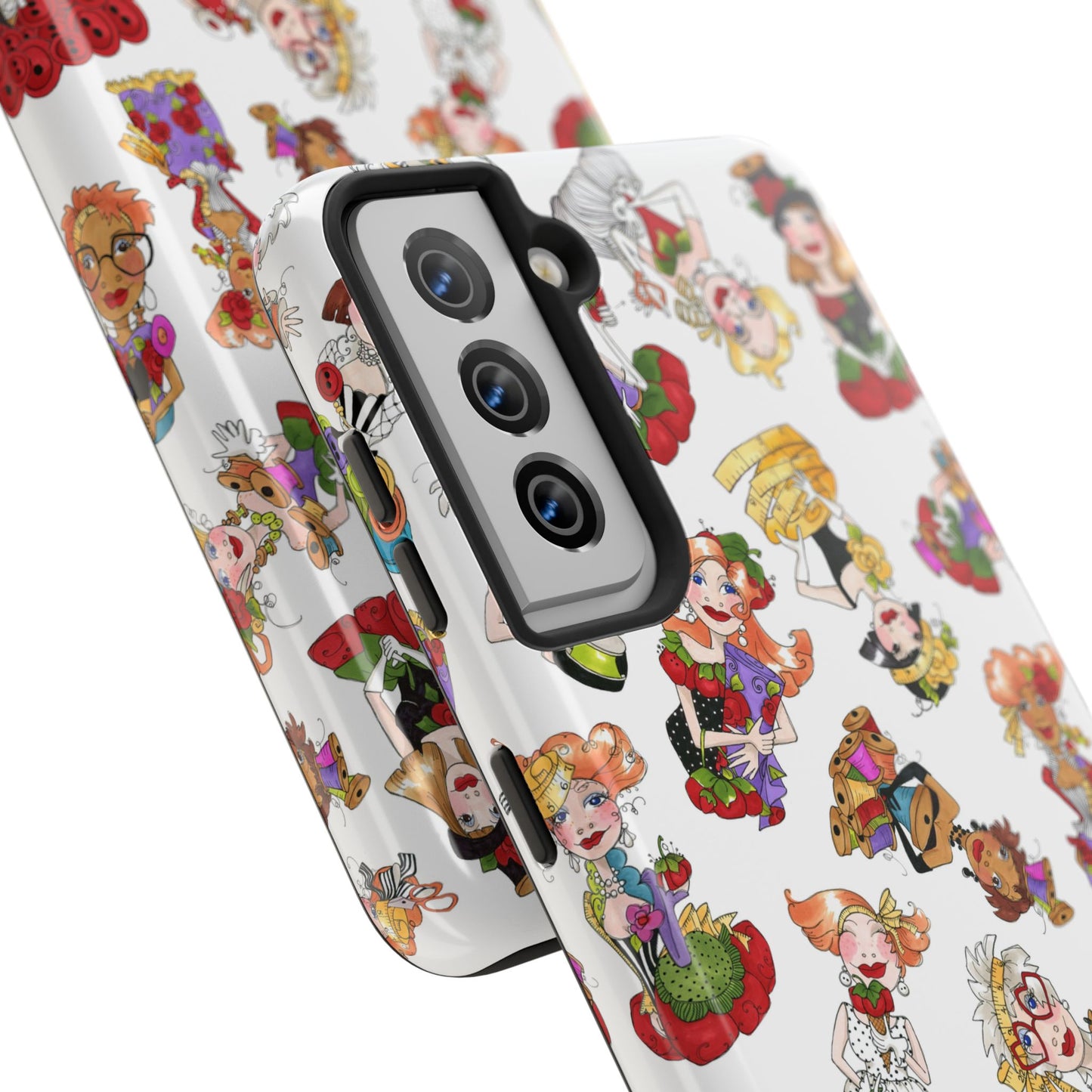 Curious Toss White Phone Case