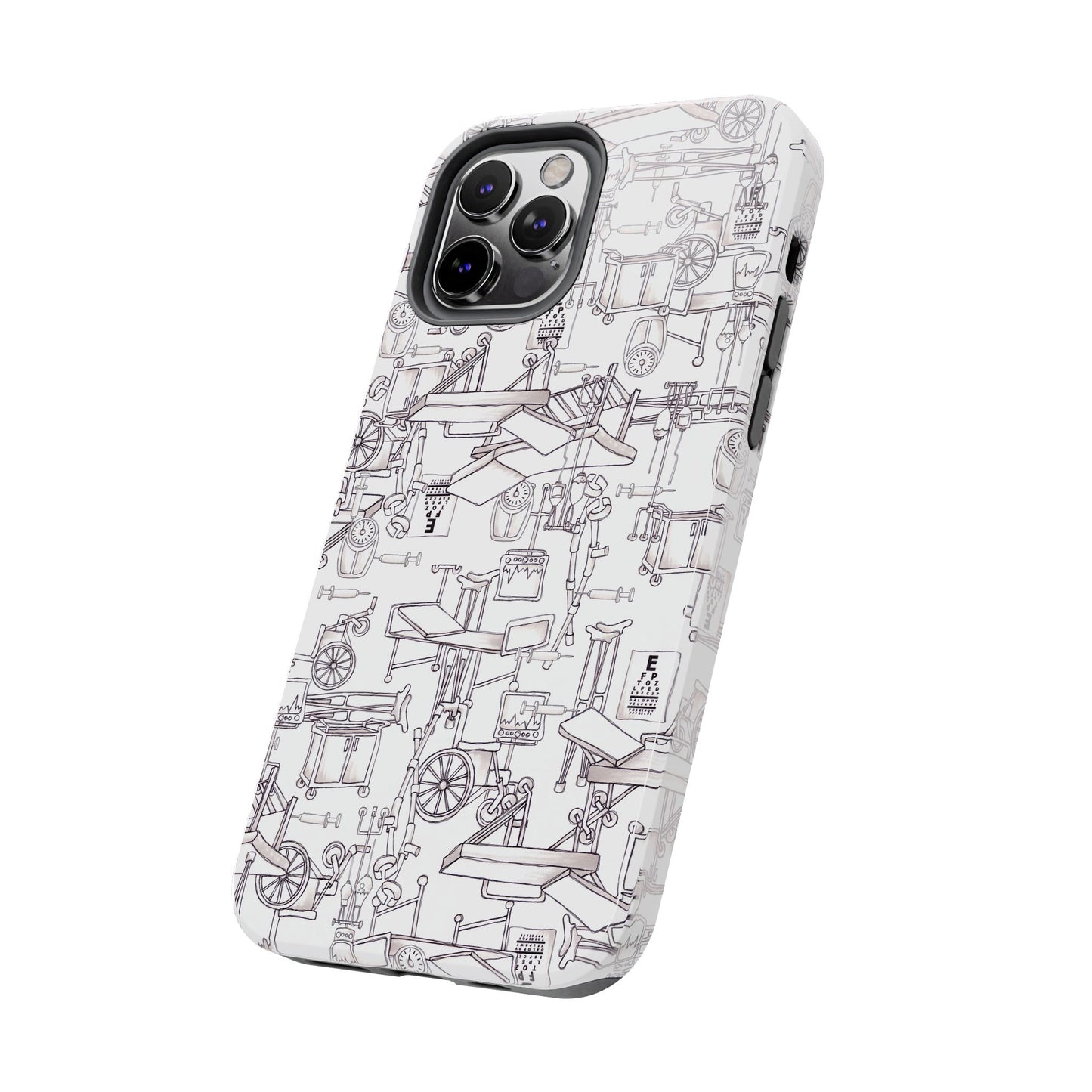 Essentials White / White Phone Case