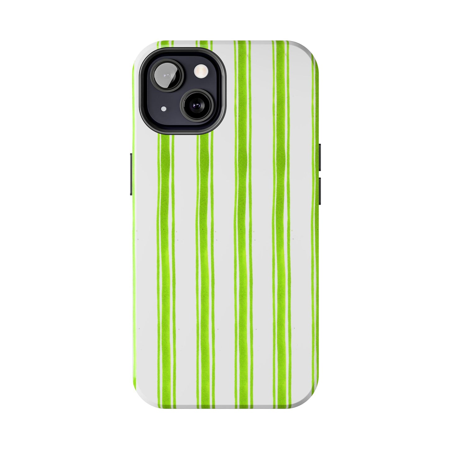Awning Stripe Lime Phone Case