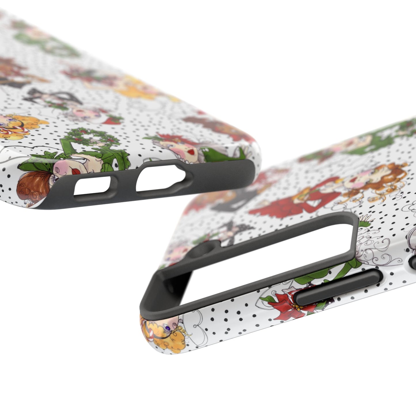 Fairy Toss White / Black Phone Case