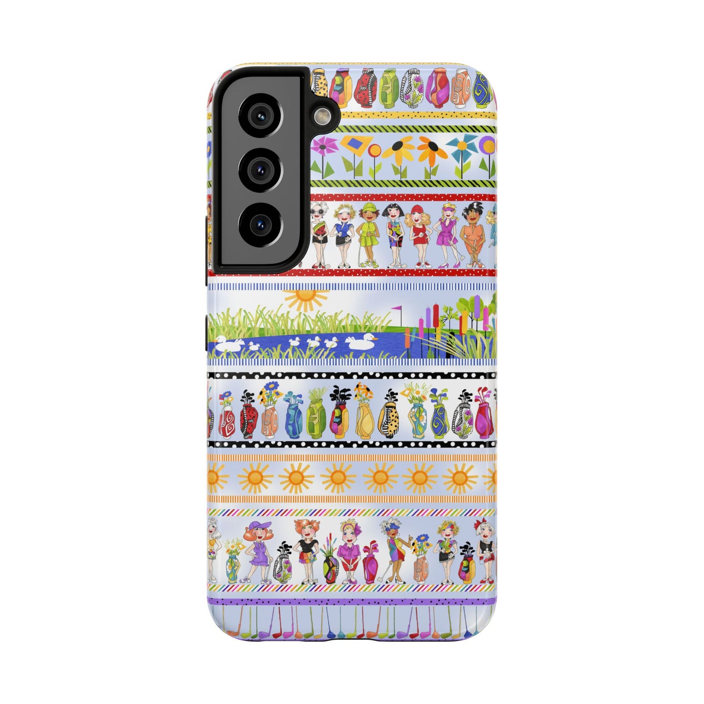 Golf Borders Blue Sky Phone Case