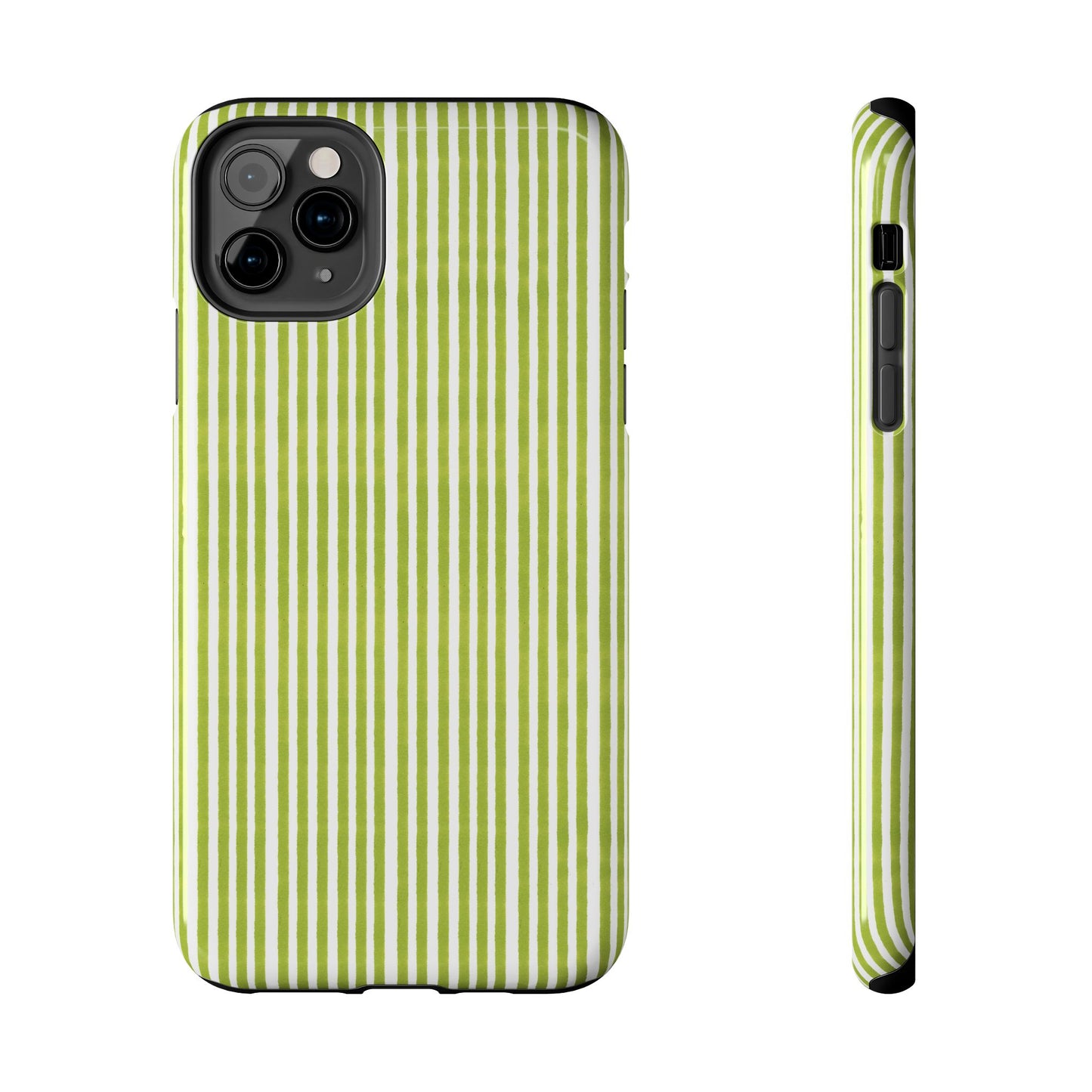 Lazy Stripe Lime Phone Case