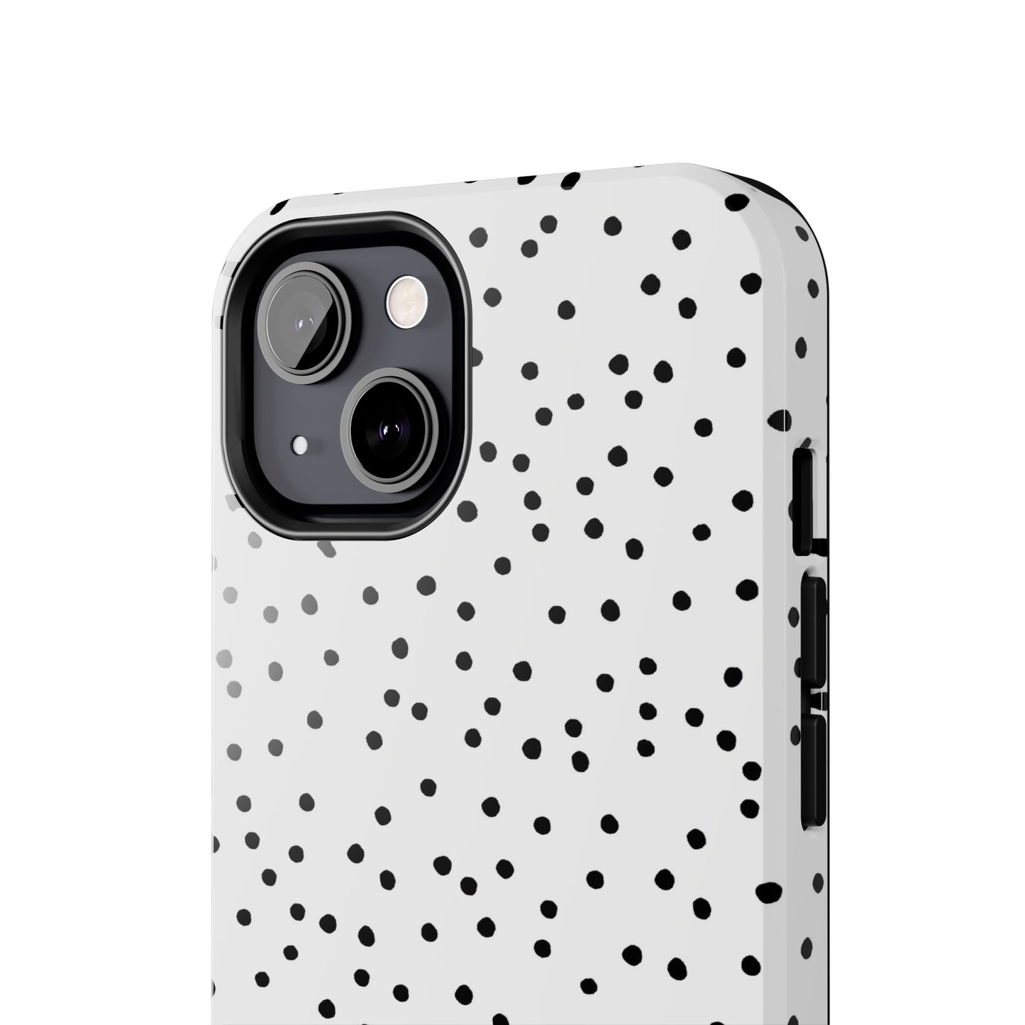 Dinky Dots White / Black Phone Case