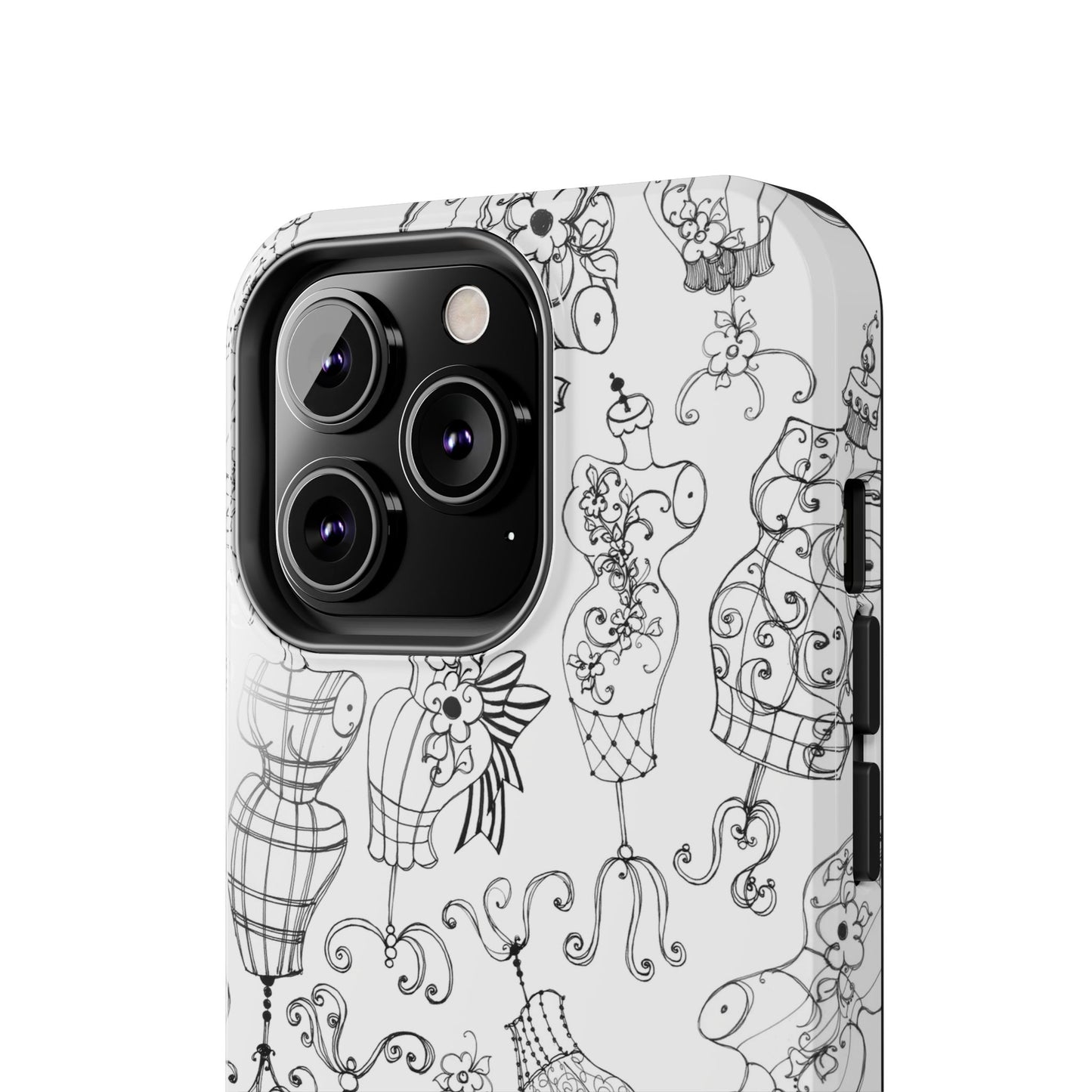 Mannequinique White / Black Phone Case