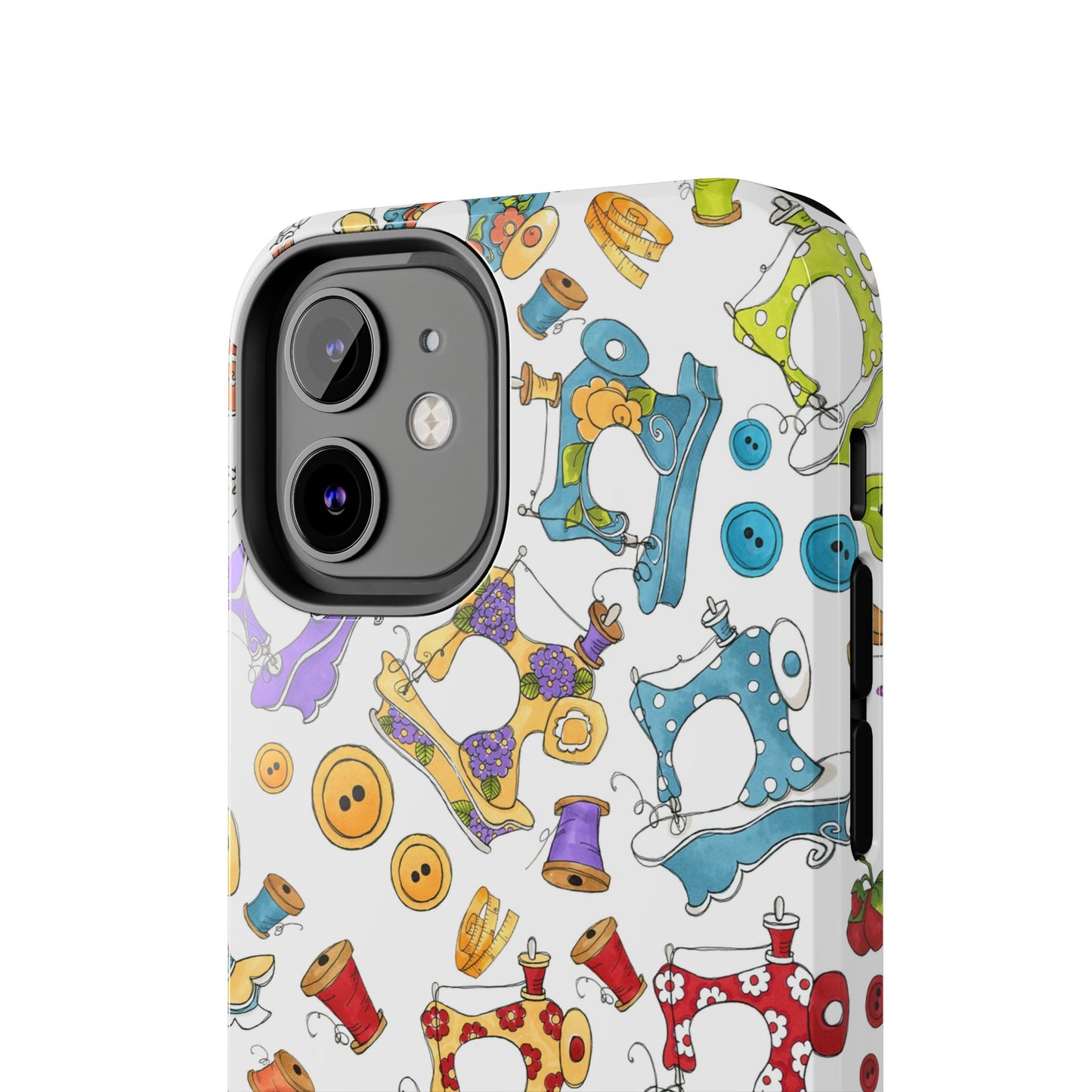 Sew Assorted White Phone Case