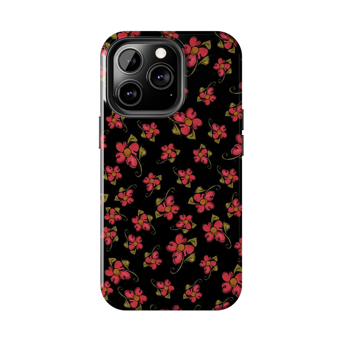 Daisy Caper Black Phone Case